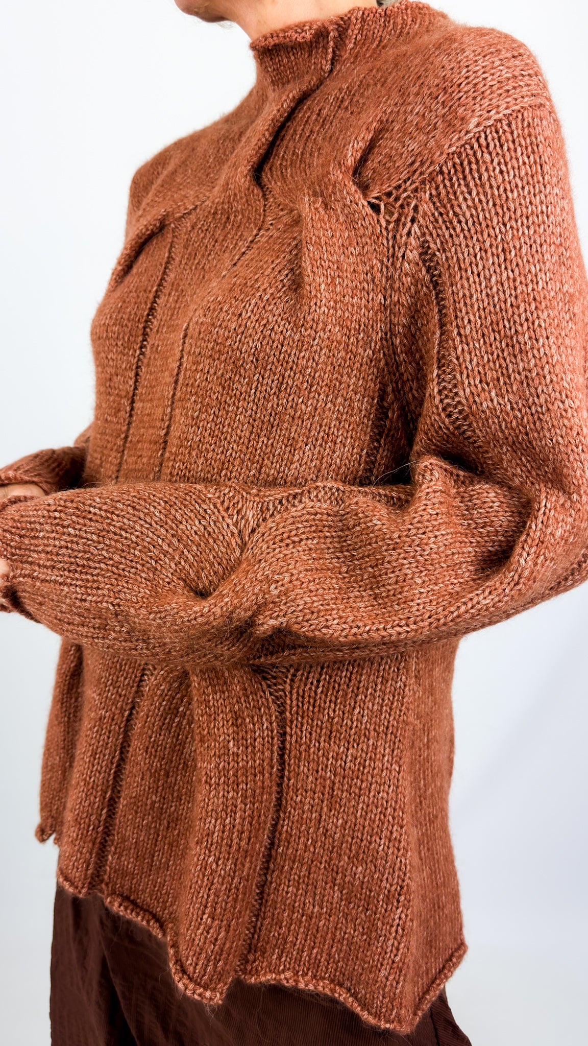 Rundholz DIP 0701 Jumper Terracotta Melange