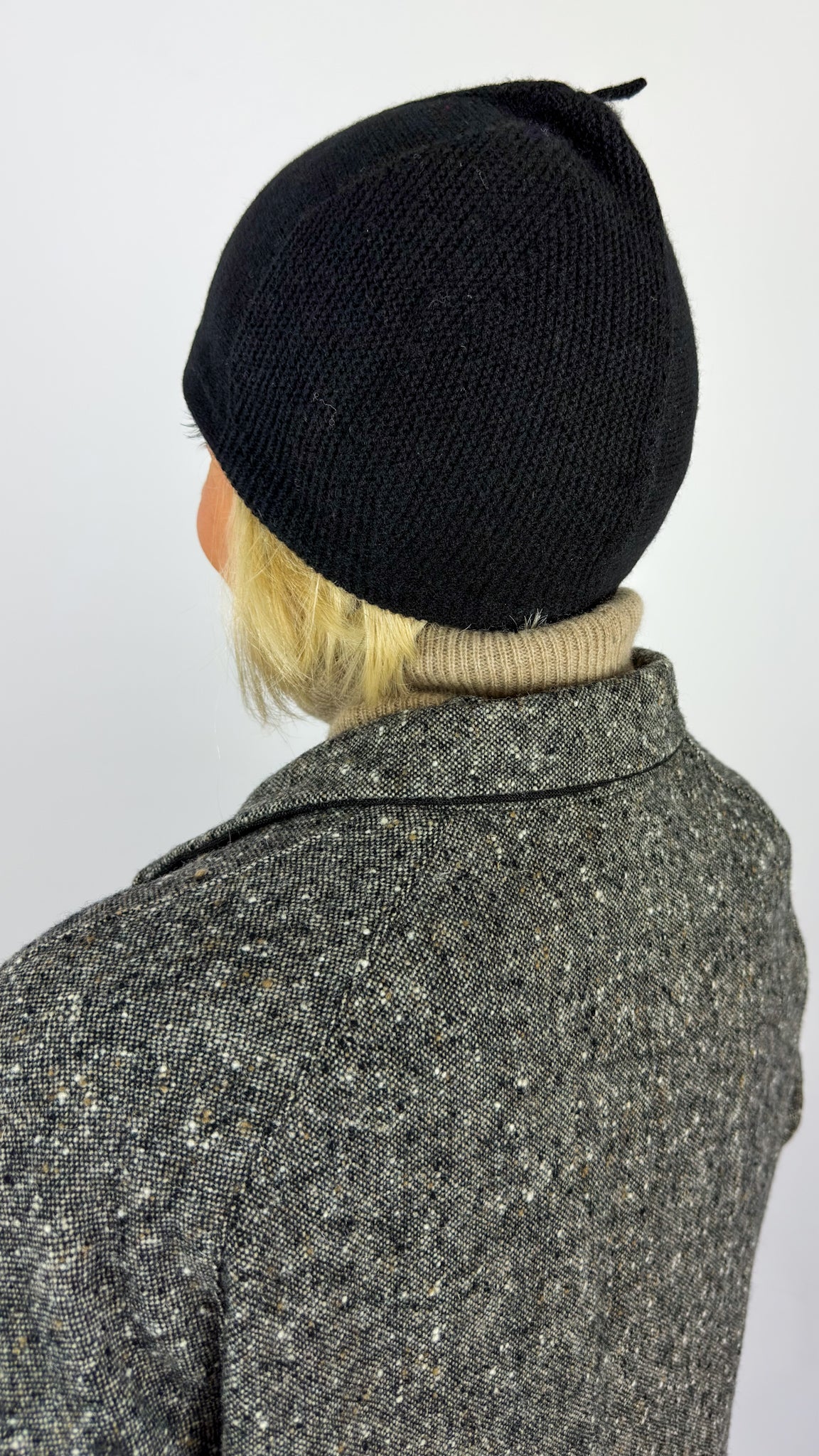 Klasica Feather Hat Black