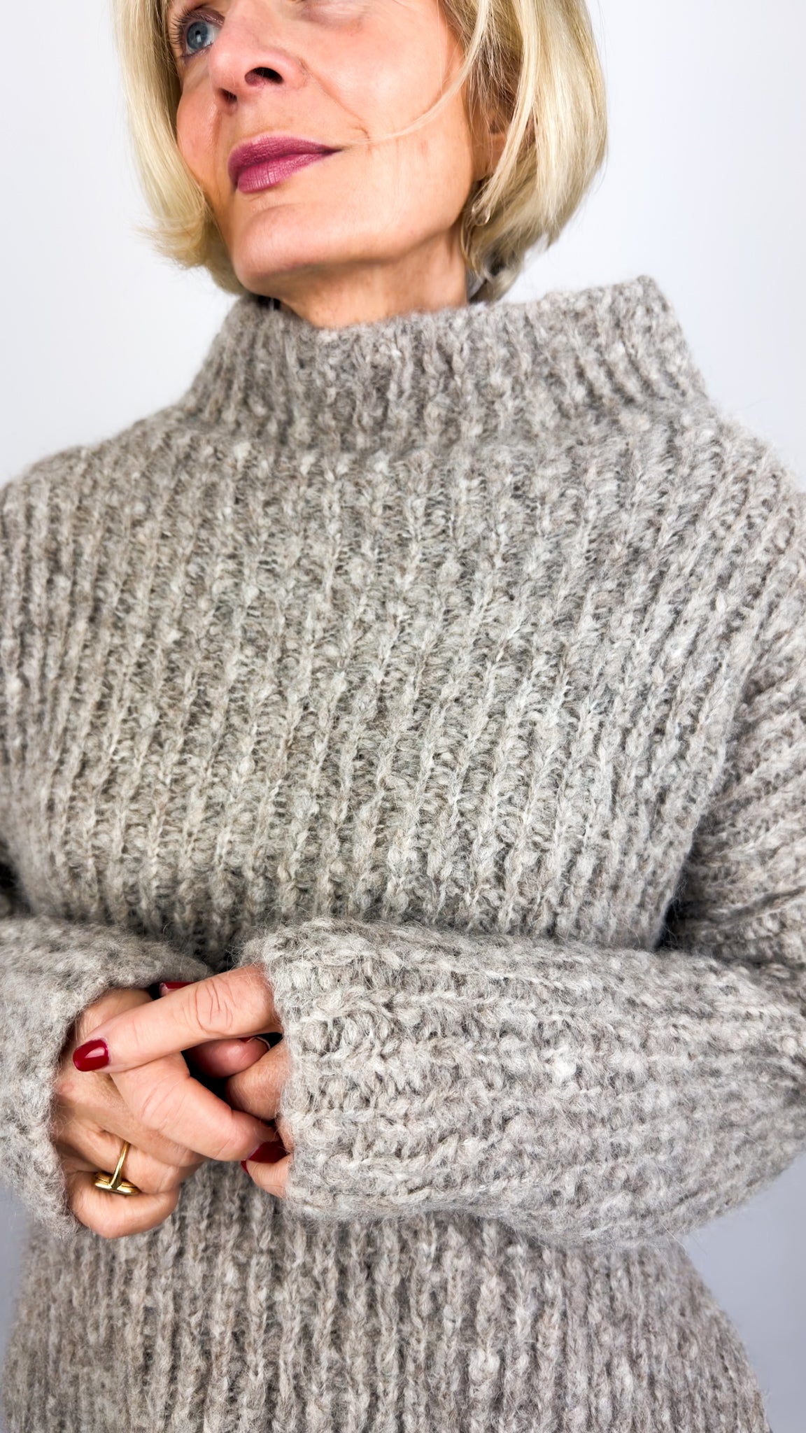 ewa I walla Branka Jumper Sand