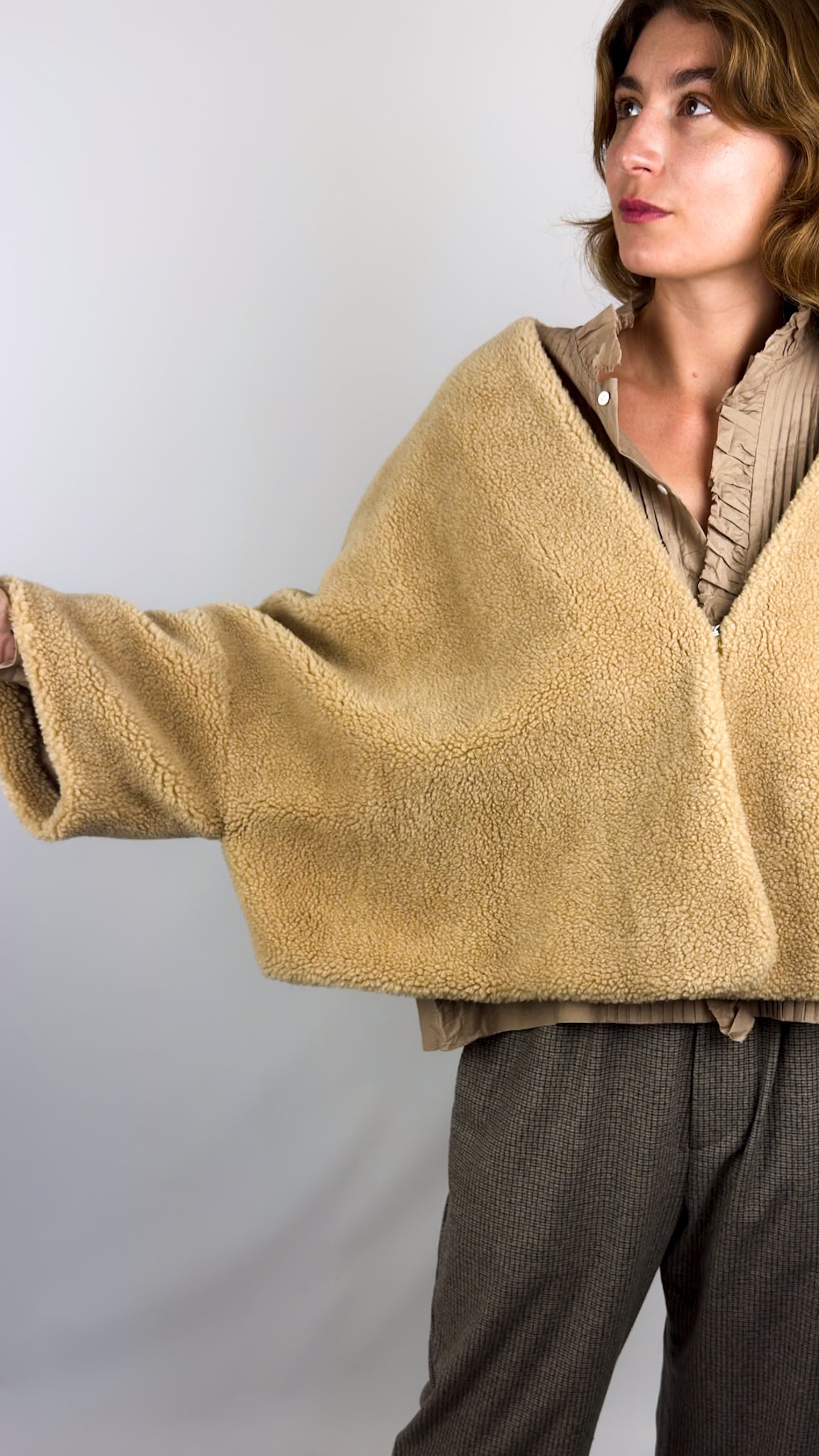 Toujours Shawl Jacket Camel