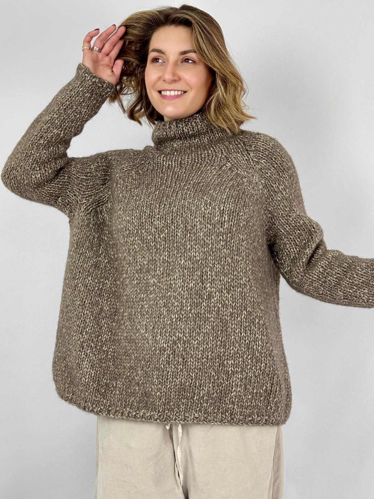 Album di Famiglia 1946 Dolcevita Jumper Pepper