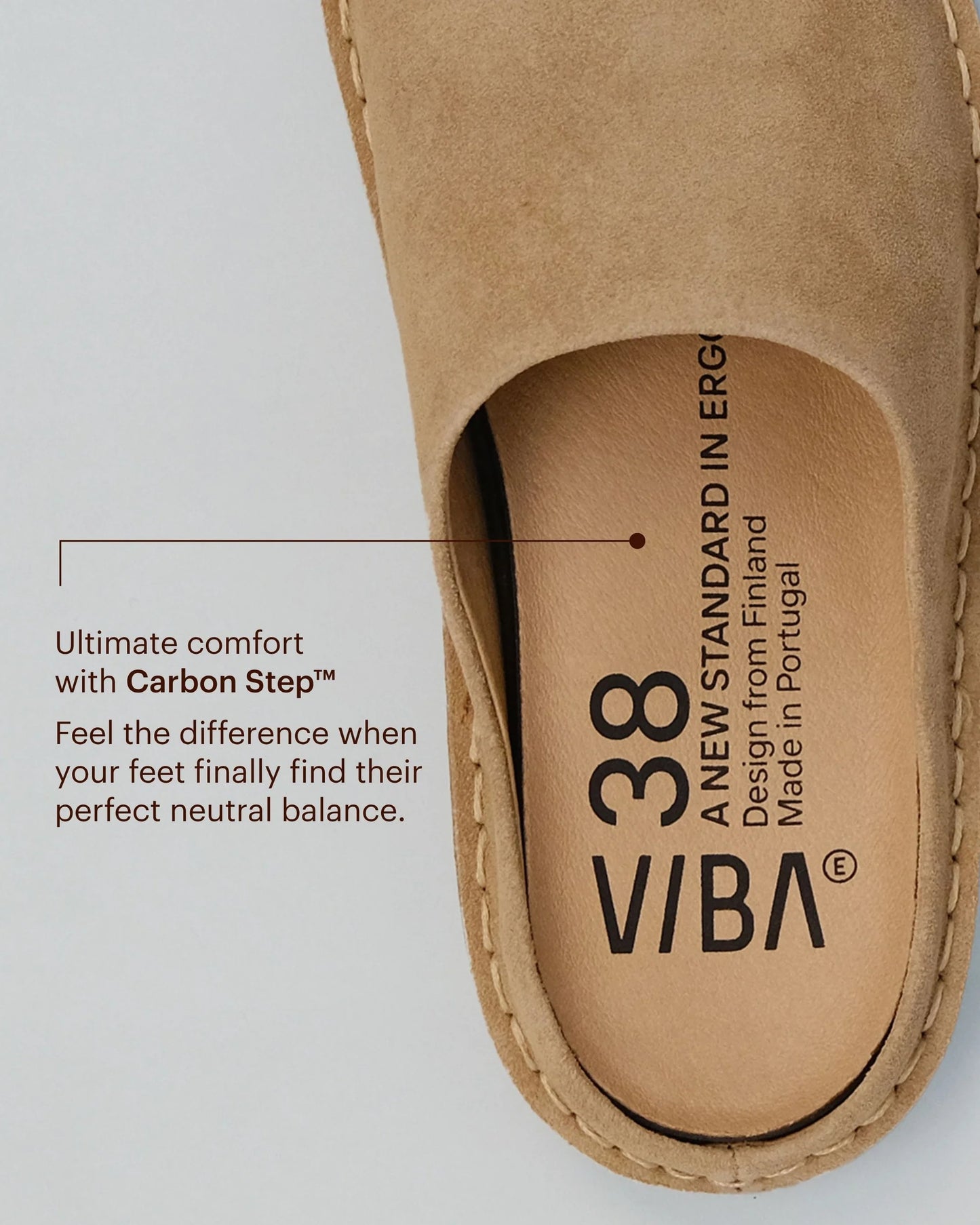VIBAe Roma Shoes Suede Sand