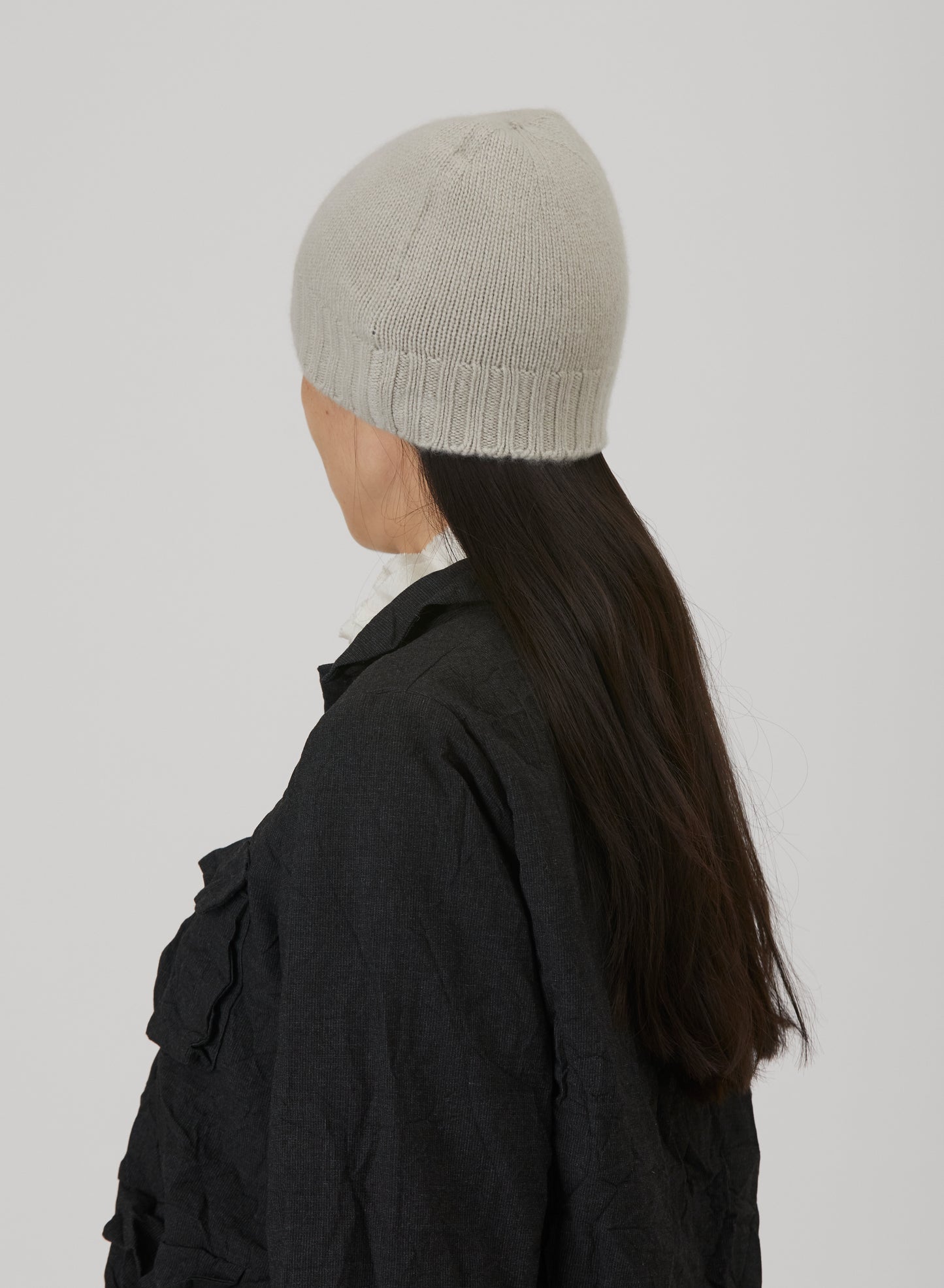 Pas De Calais 0654 Cashmere Beanie Greige PRE-ORDER