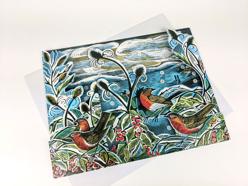 Art Angels Advent Calendar: Midwinter Robins