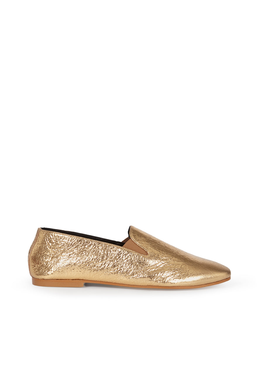 Augusta Cleo Pumps Gold