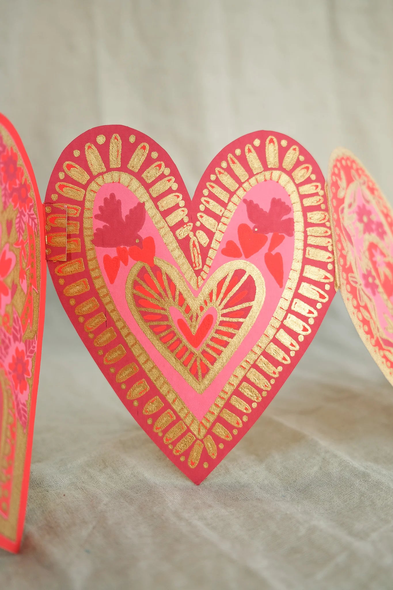 EEP Concertina Garland: Hearts