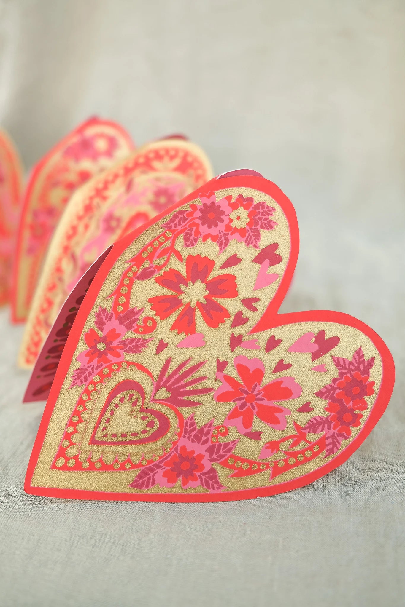 EEP Concertina Garland: Hearts