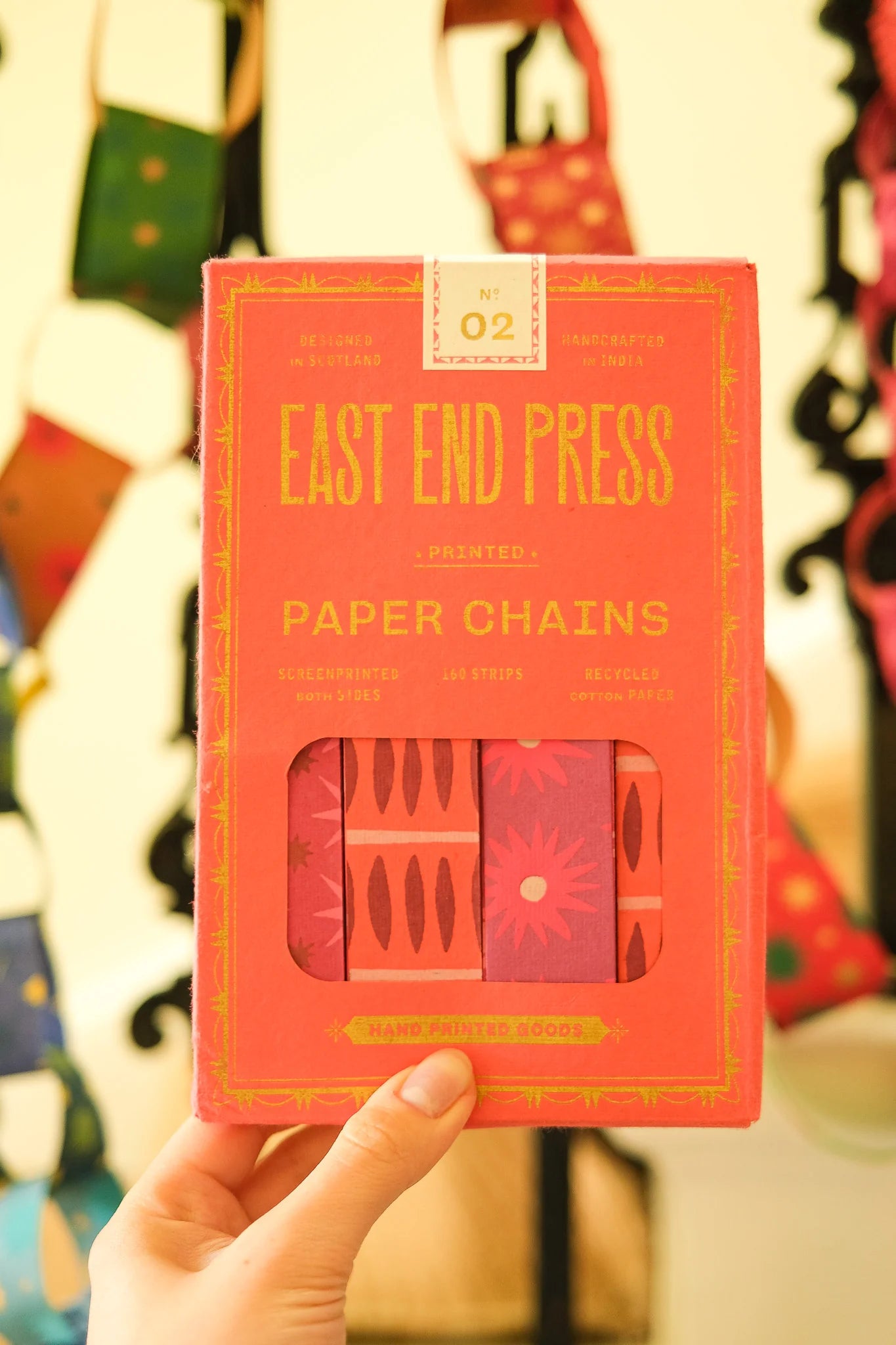 East End Press Paper Chain: Pink