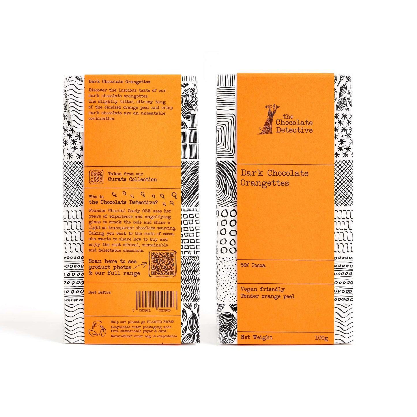 The Chocolate Detective Dark Chocolate Orangettes