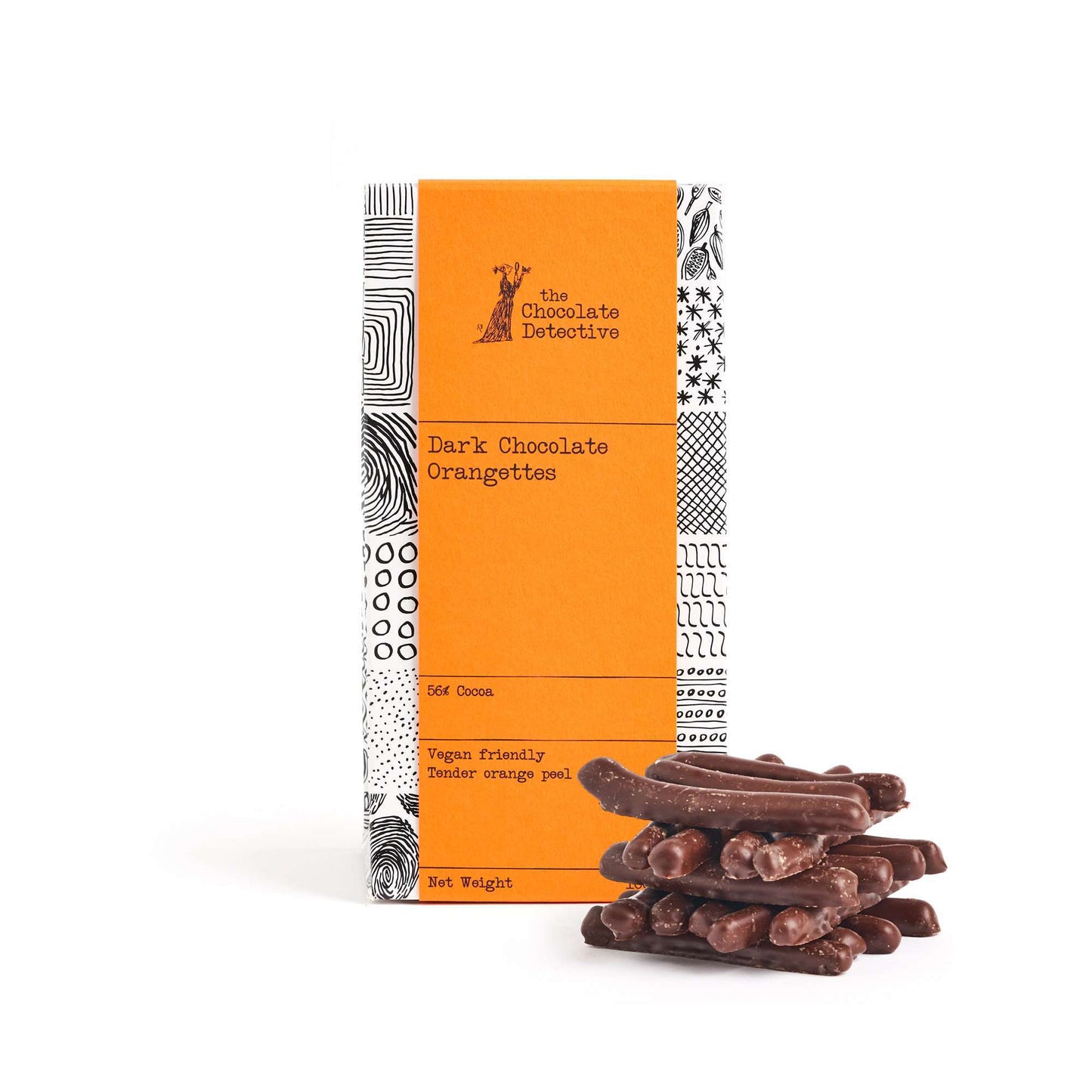 The Chocolate Detective Dark Chocolate Orangettes