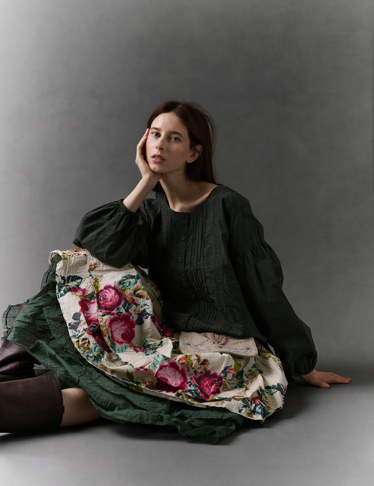 Ewa i Walla Odette Blouse Green