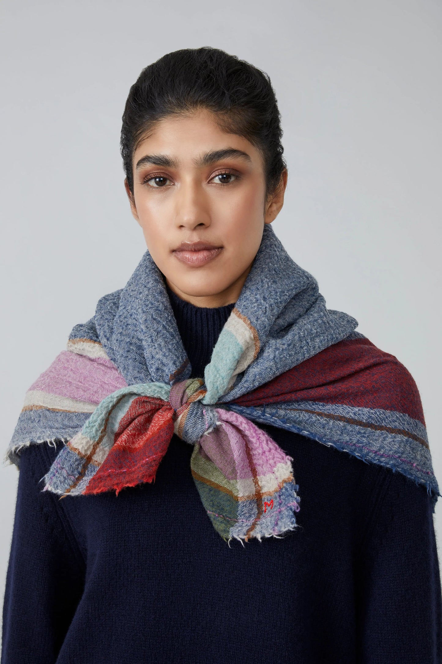 Moismont 687 Scarf Indigo