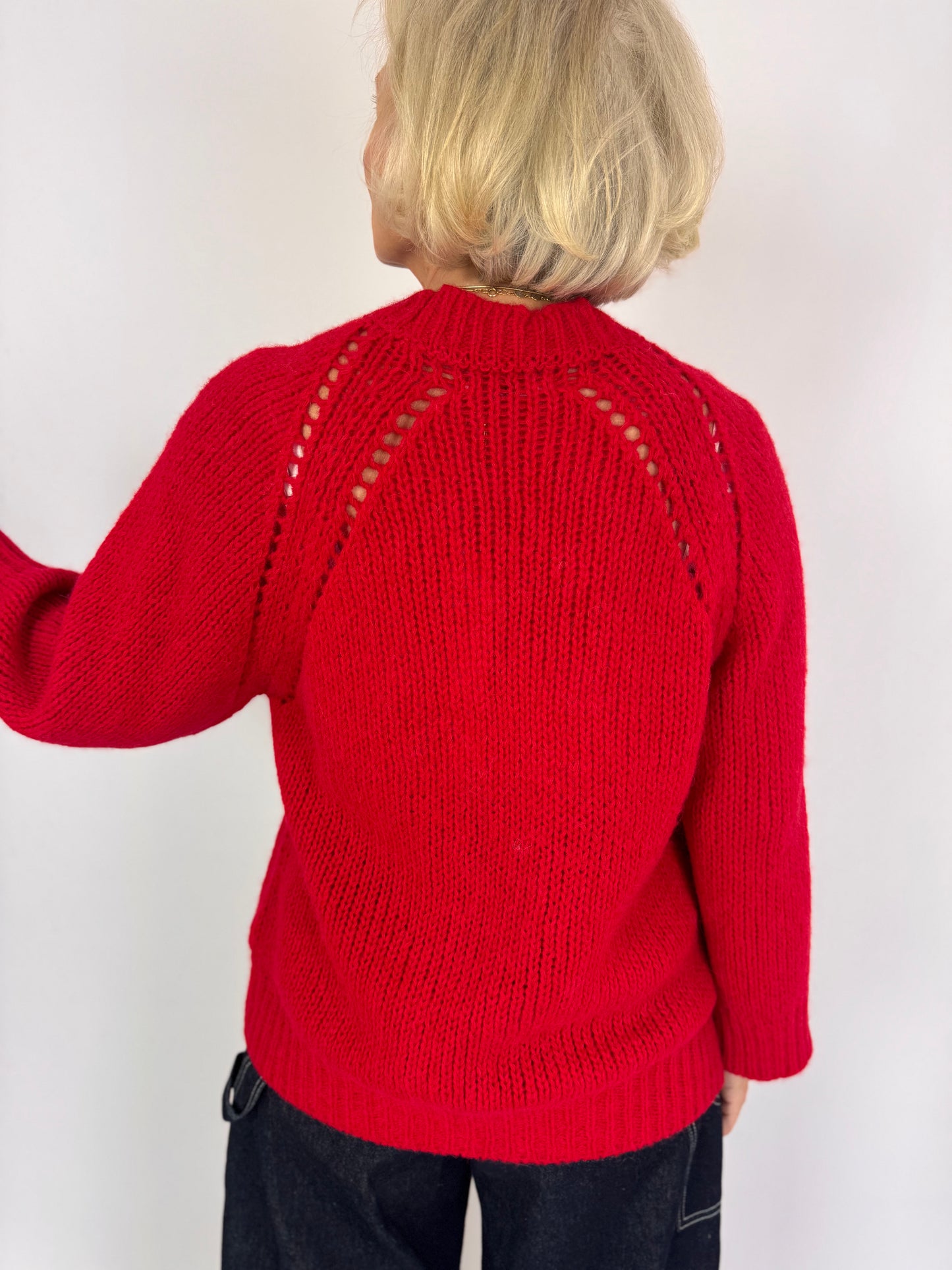 Sibin Linnebjerg Rosalie Cardigan Red