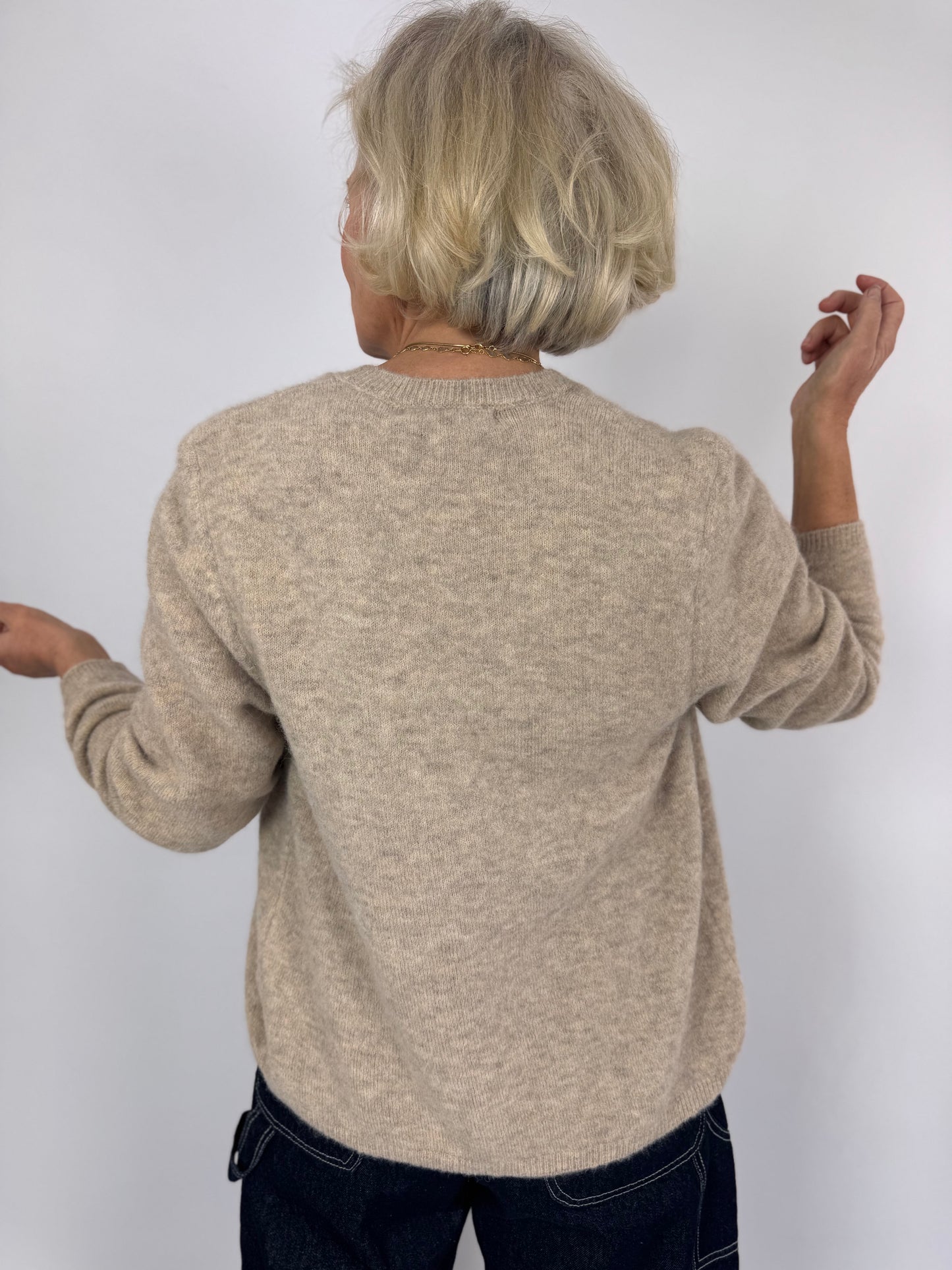 Sibin Linnebjerg Evita Cardigan Sand