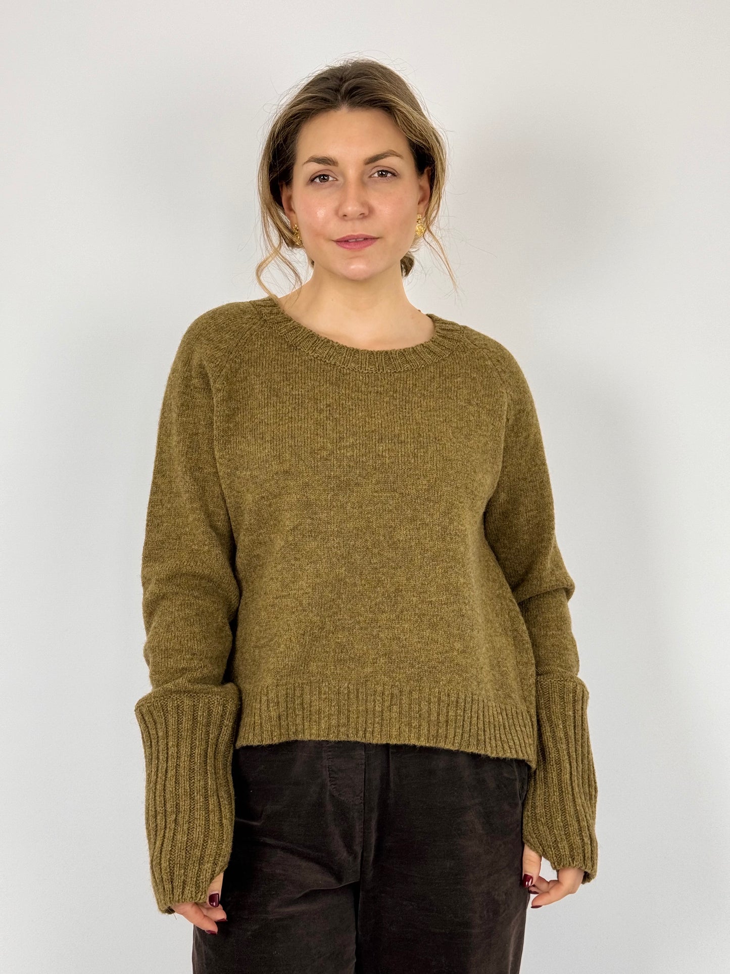 EBEW Cale Waistcoat Cardigan Rust