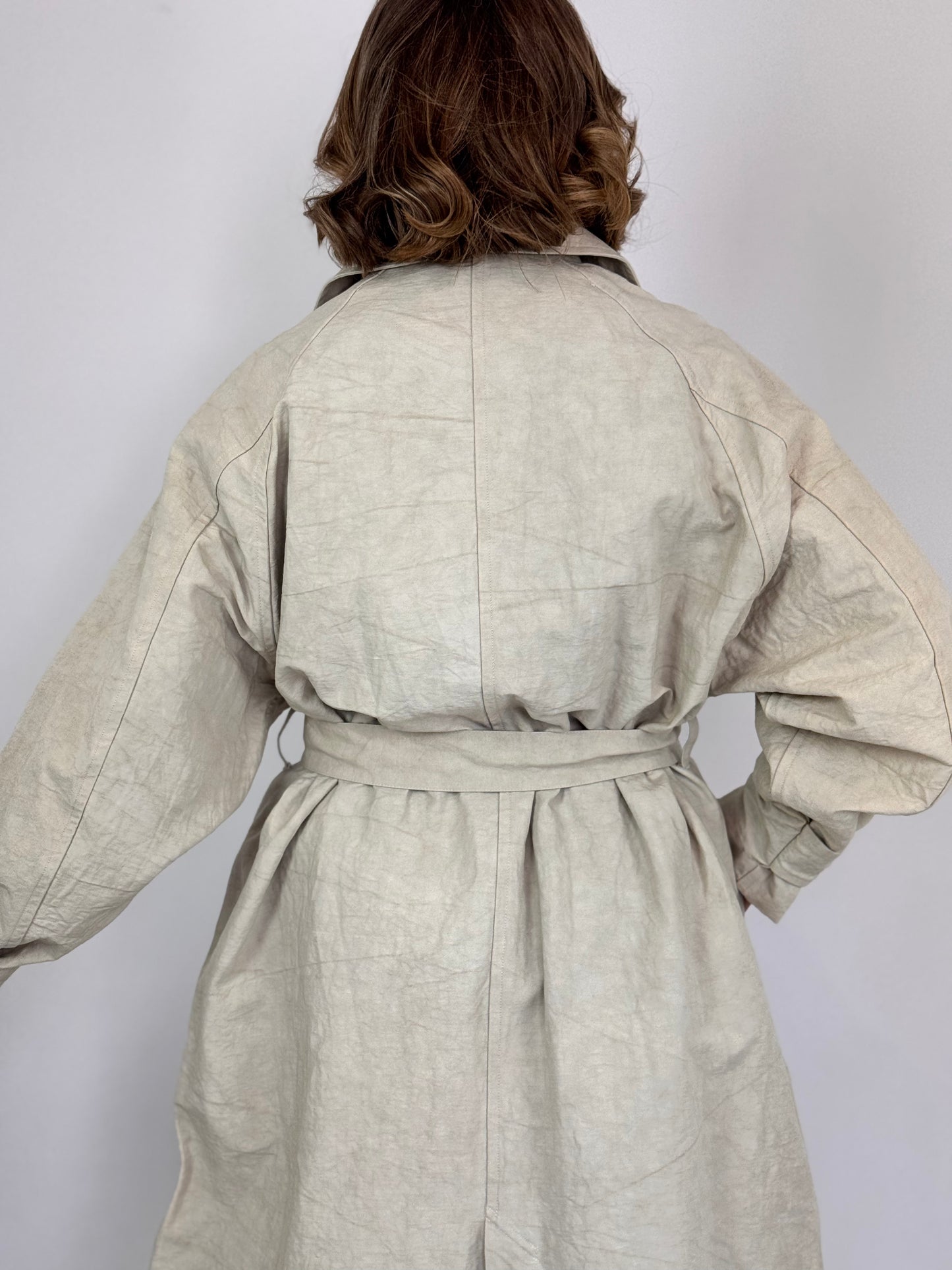 Kagure 107 Trench Coat Light Beige