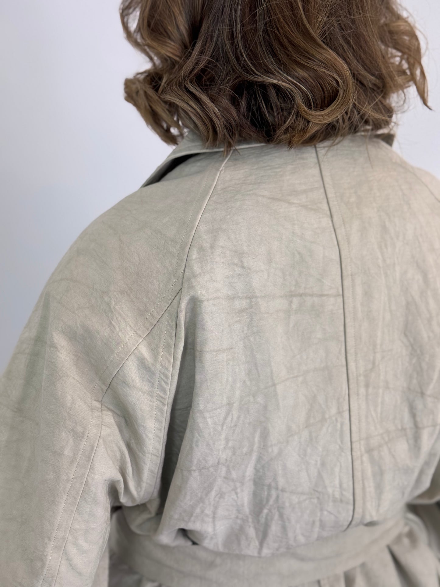 Kagure 107 Trench Coat Light Beige