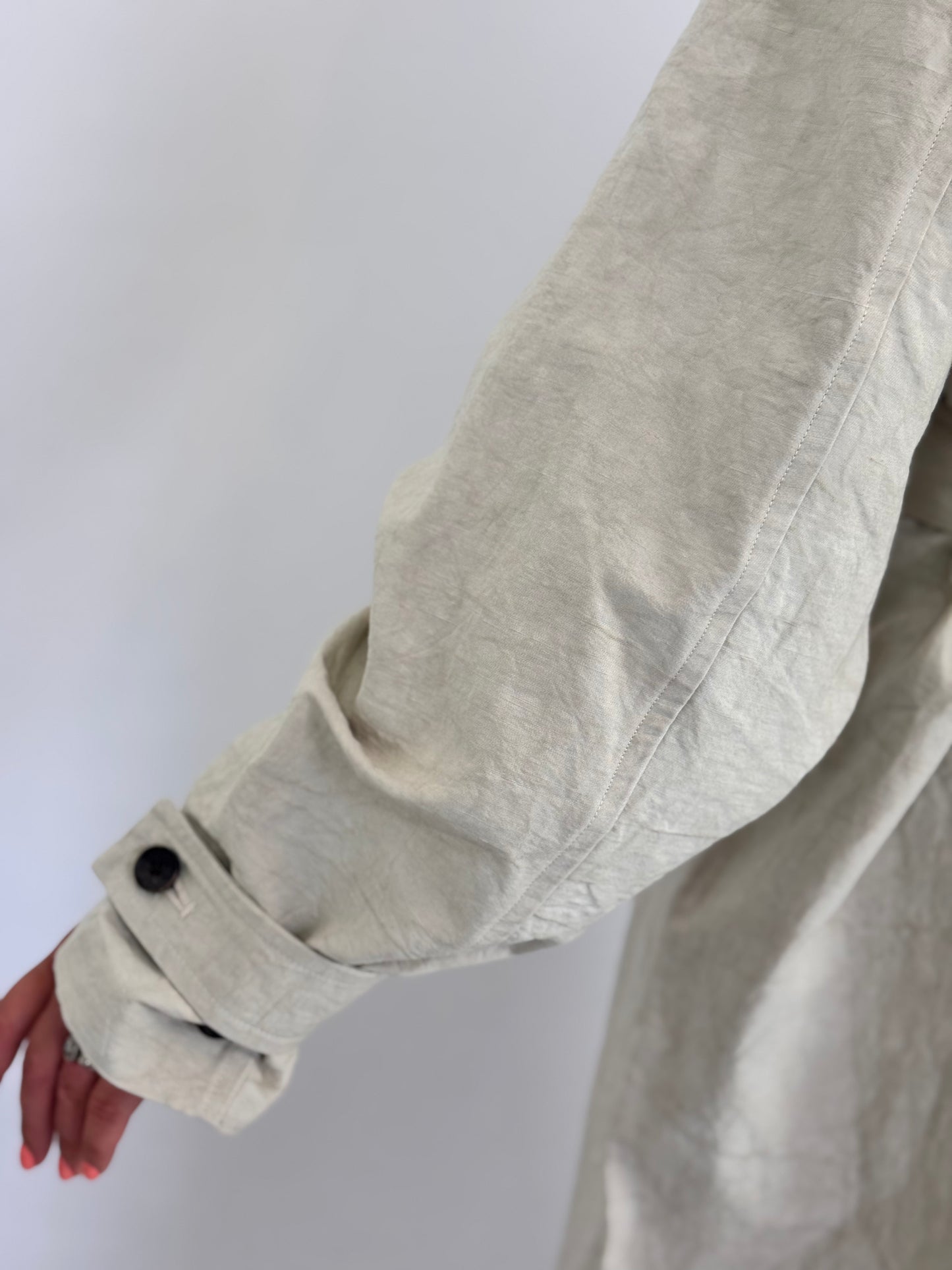 Kagure 107 Trench Coat Light Beige