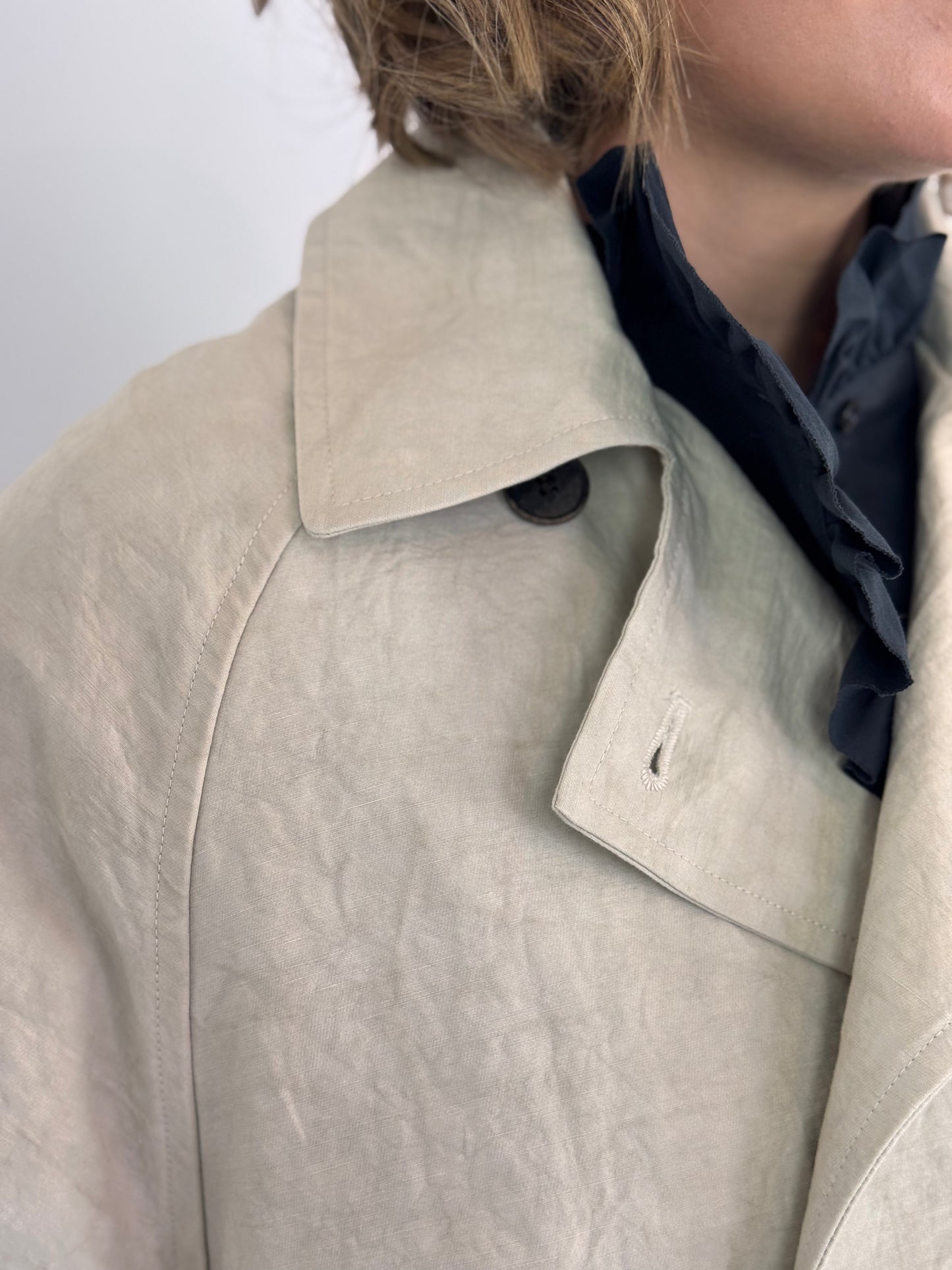 Kagure 107 Trench Coat Light Beige