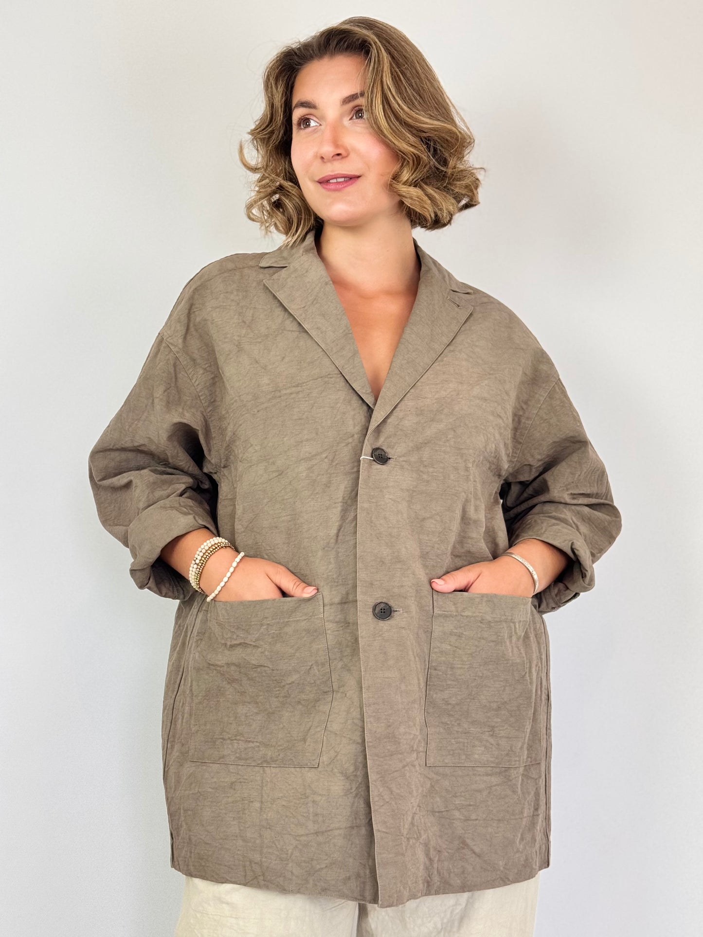 Kagure 108 Tailored Jacket Mocha