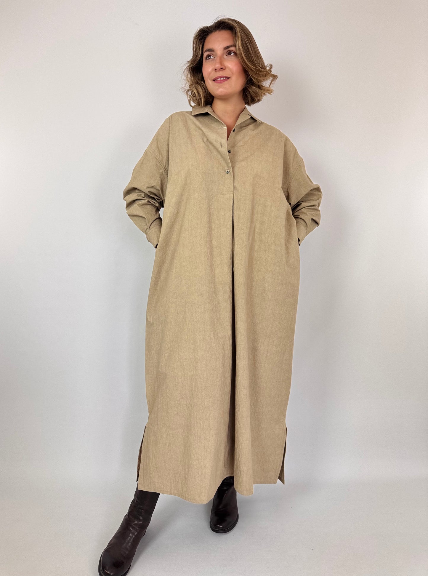 Kagure 105 Dress Beige