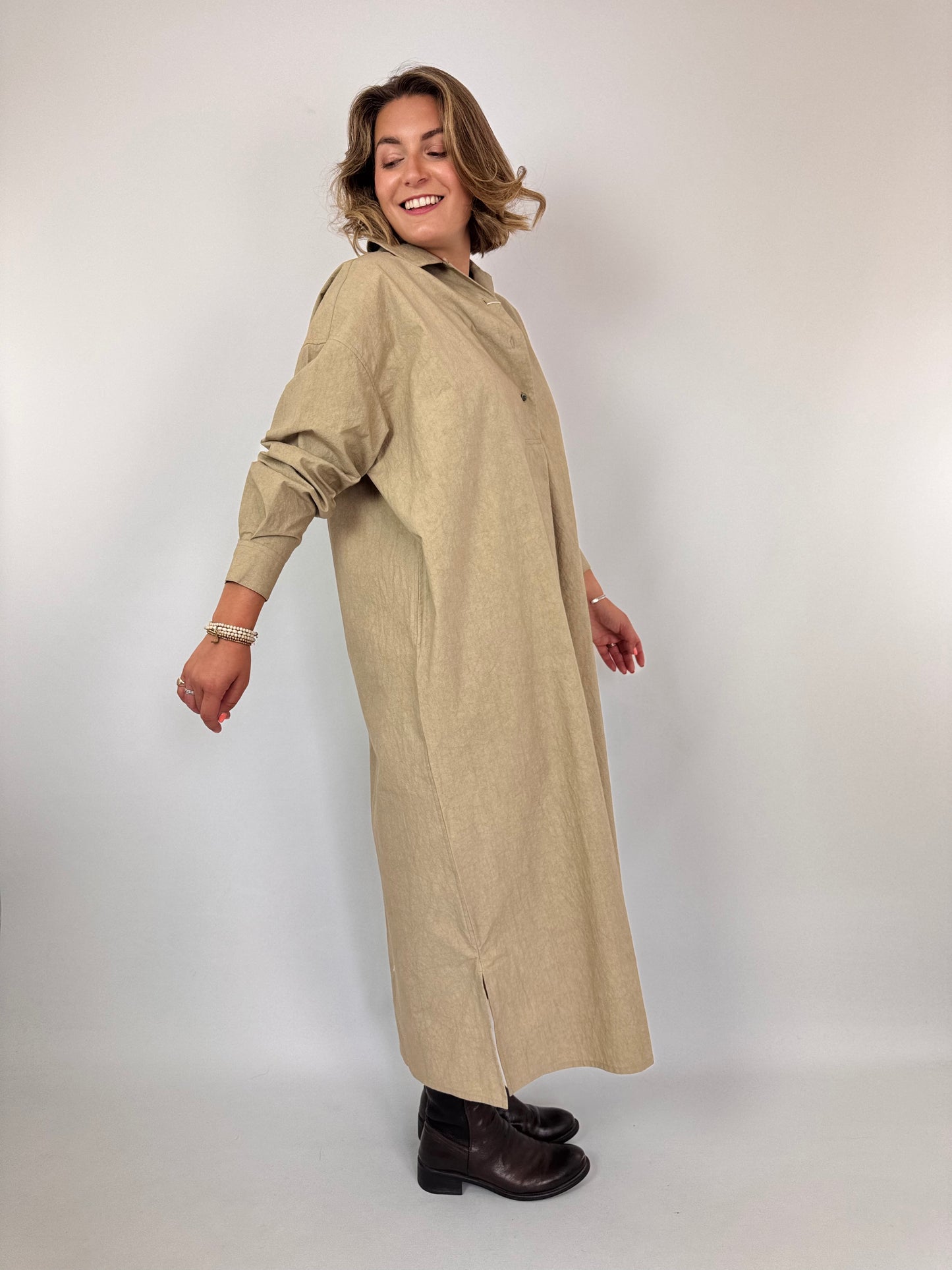 Kagure 105 Dress Beige