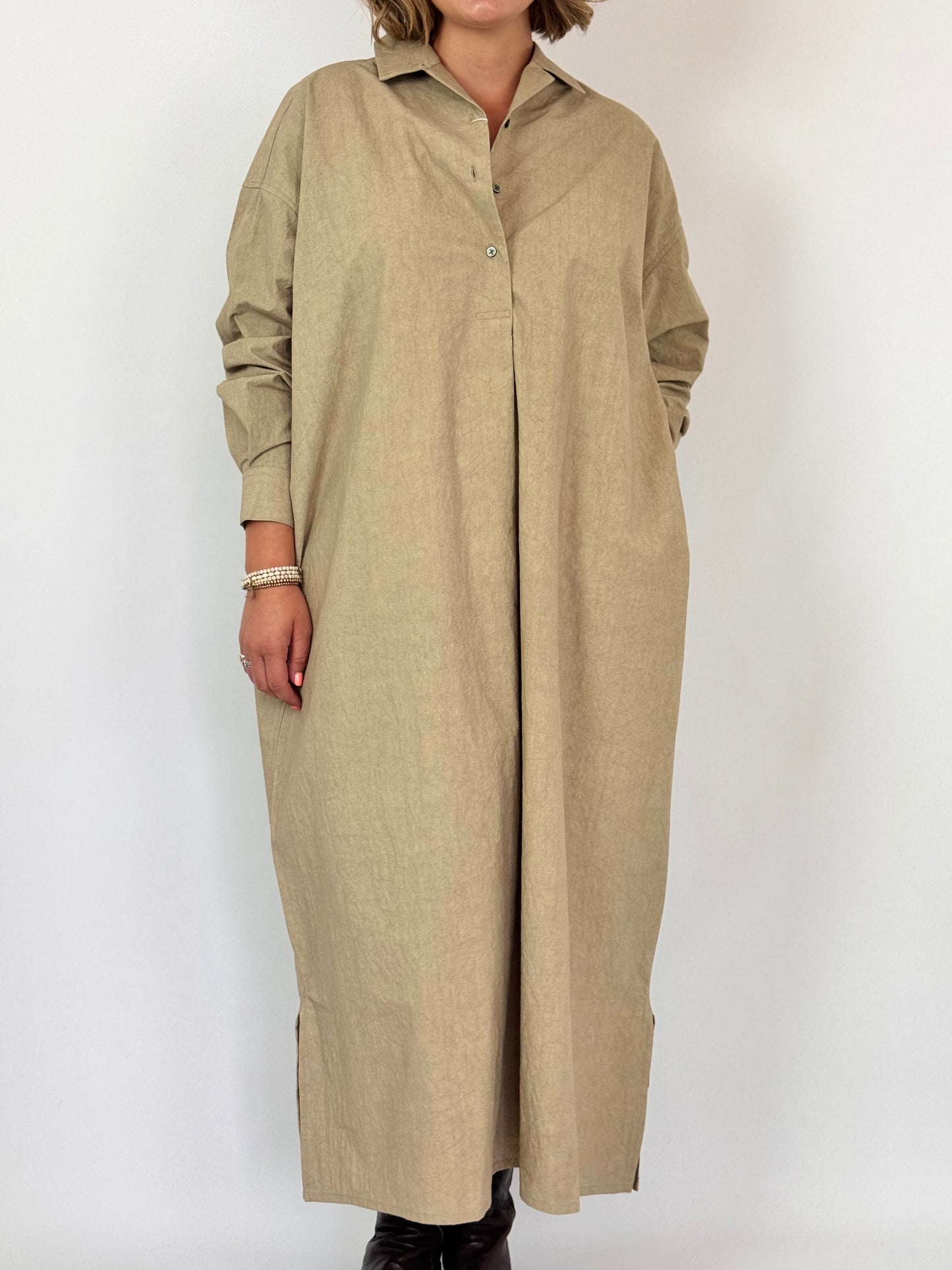 Kagure 105 Dress Beige
