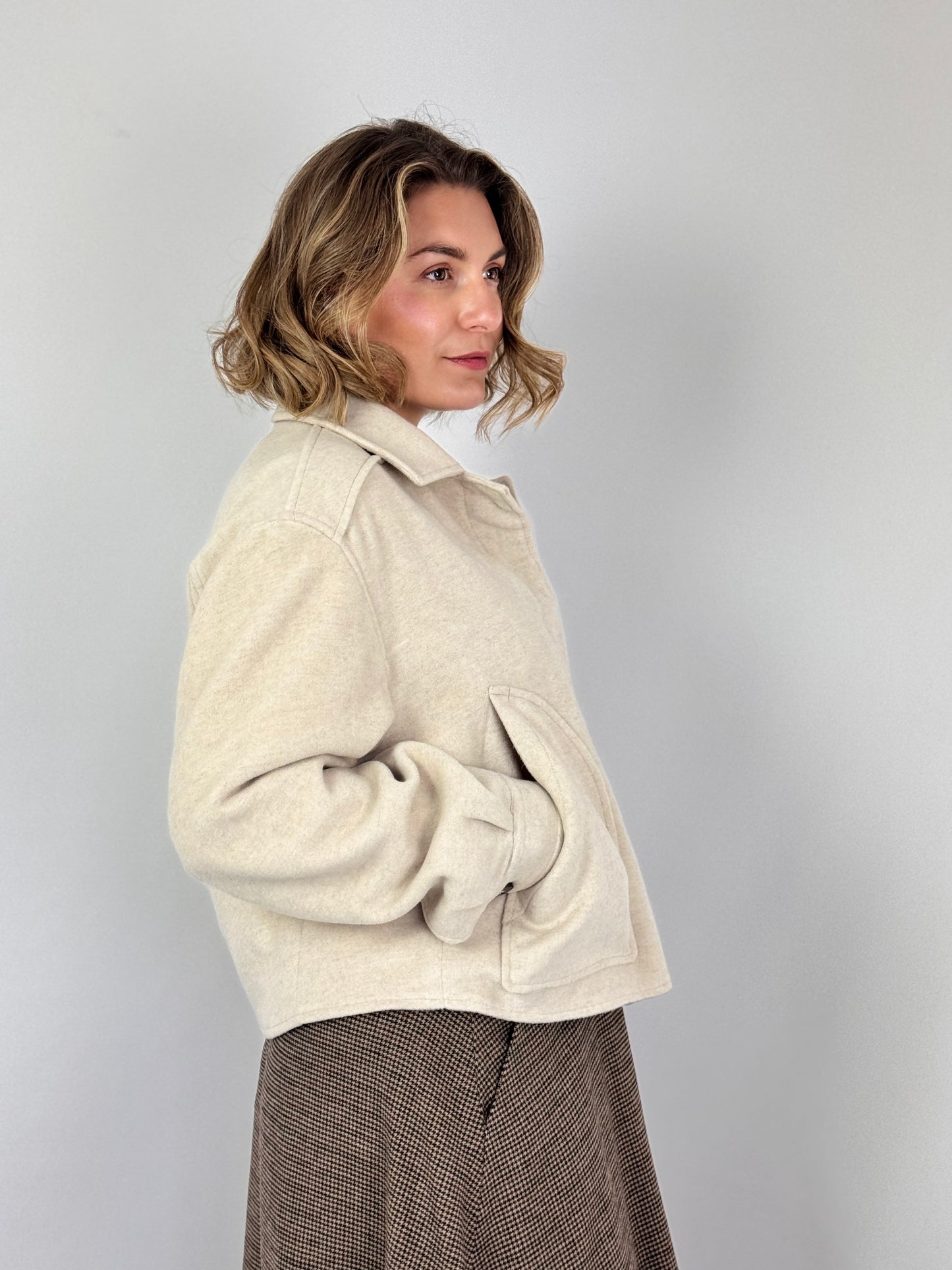 Diega Bambino Jacket Ecru