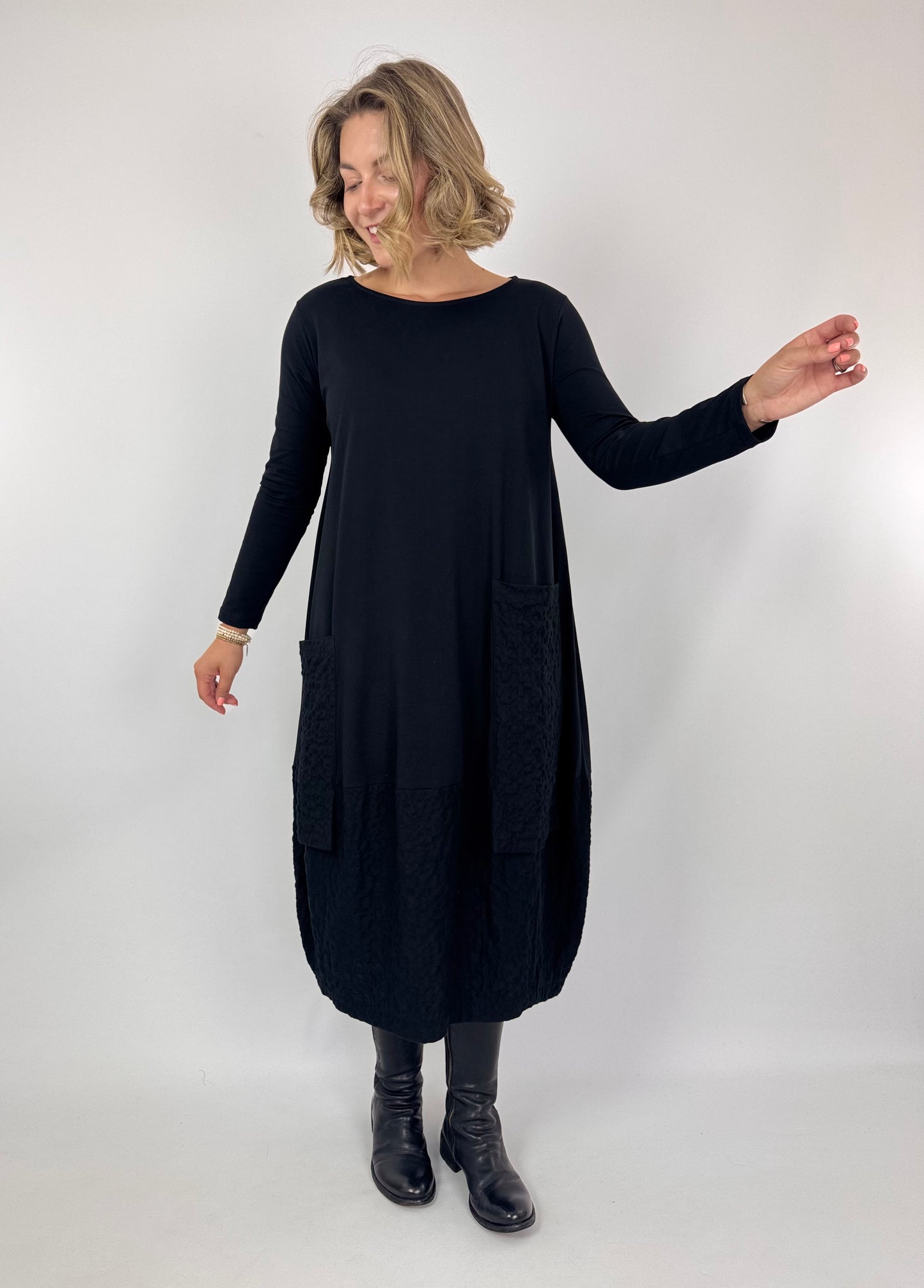 Mama b Metti Su Dress Nero