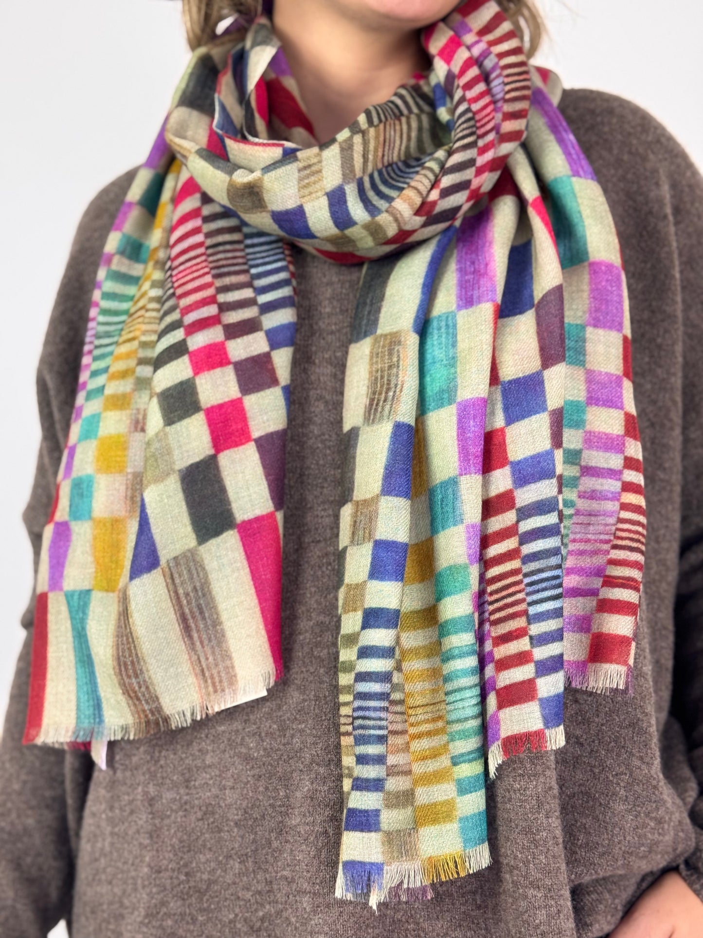 Jo Edwards Check Scarf