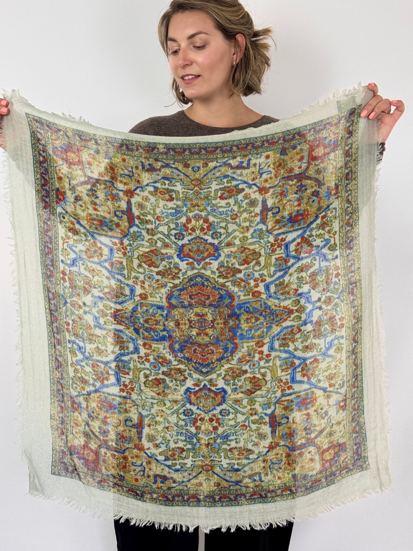 Jo Edwards Moss Square Scarf