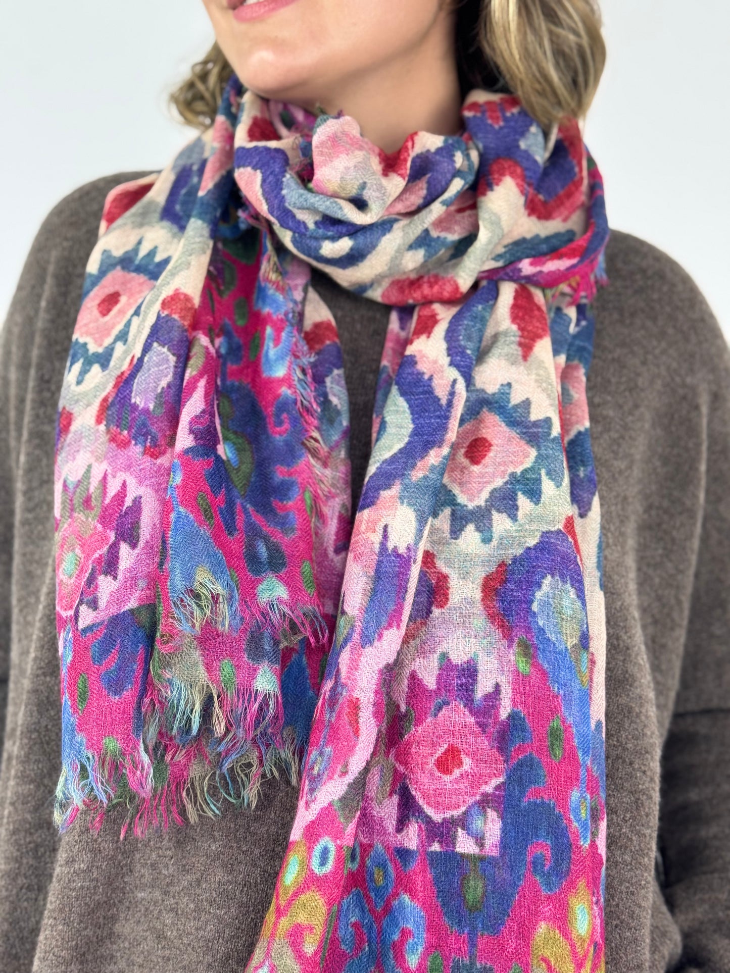 Jo Edwards Pink Sachets Scarf