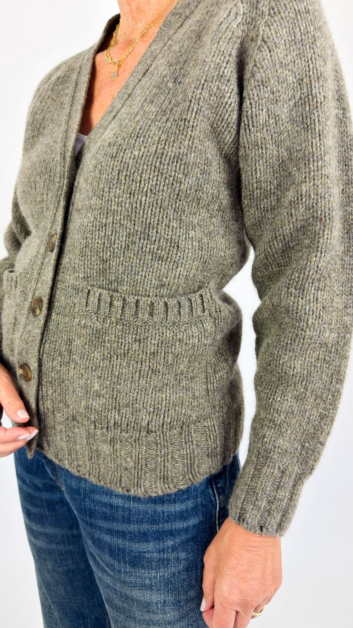Cordelia James Freya Cardigan Fossil