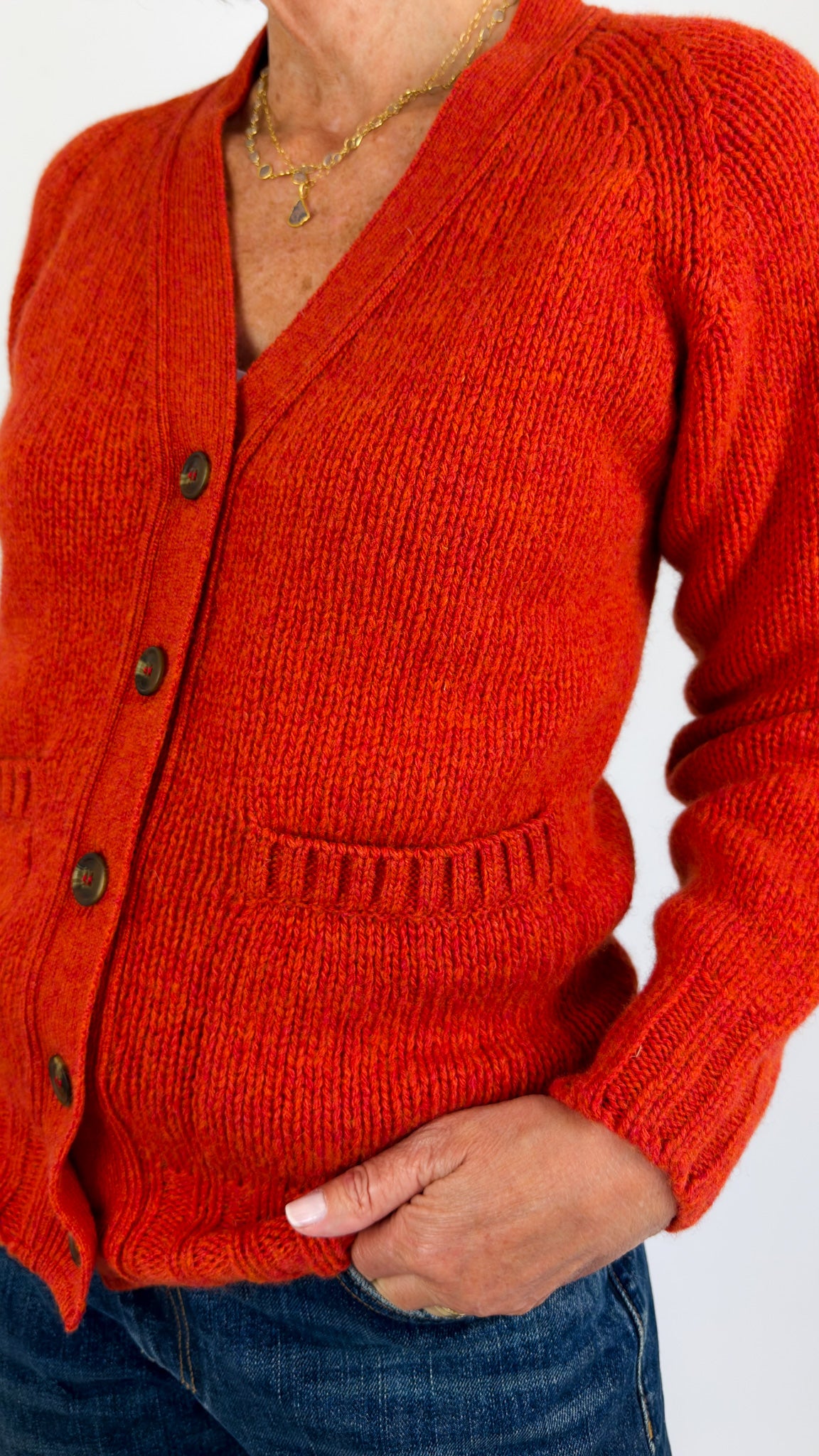 Cordeia James Freya Cardi Flame