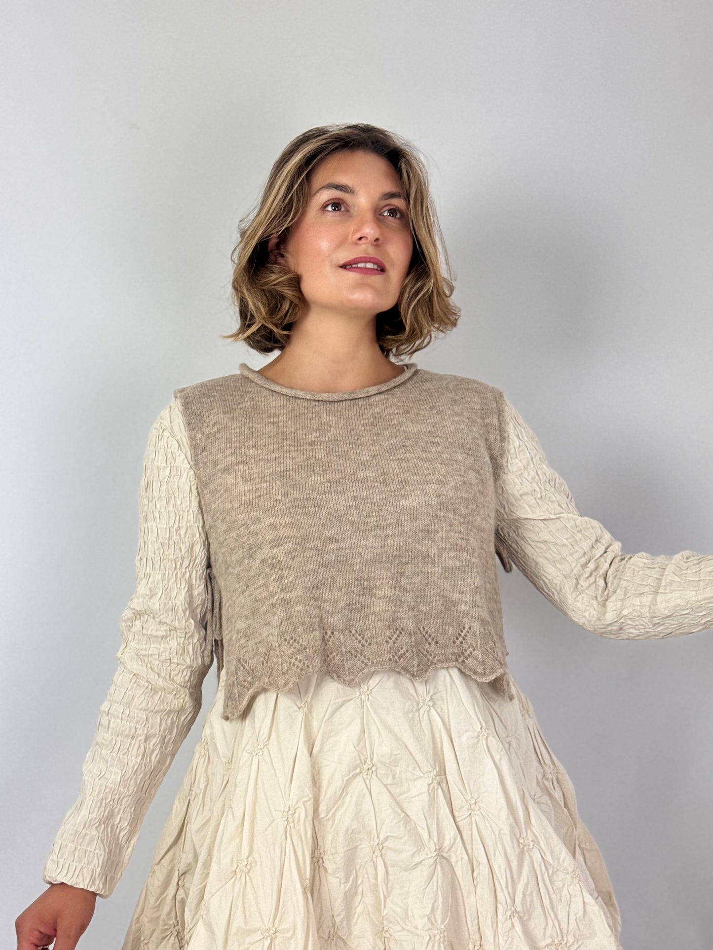 Ewa i Walla Mirjam Tabard Jumper Sand
