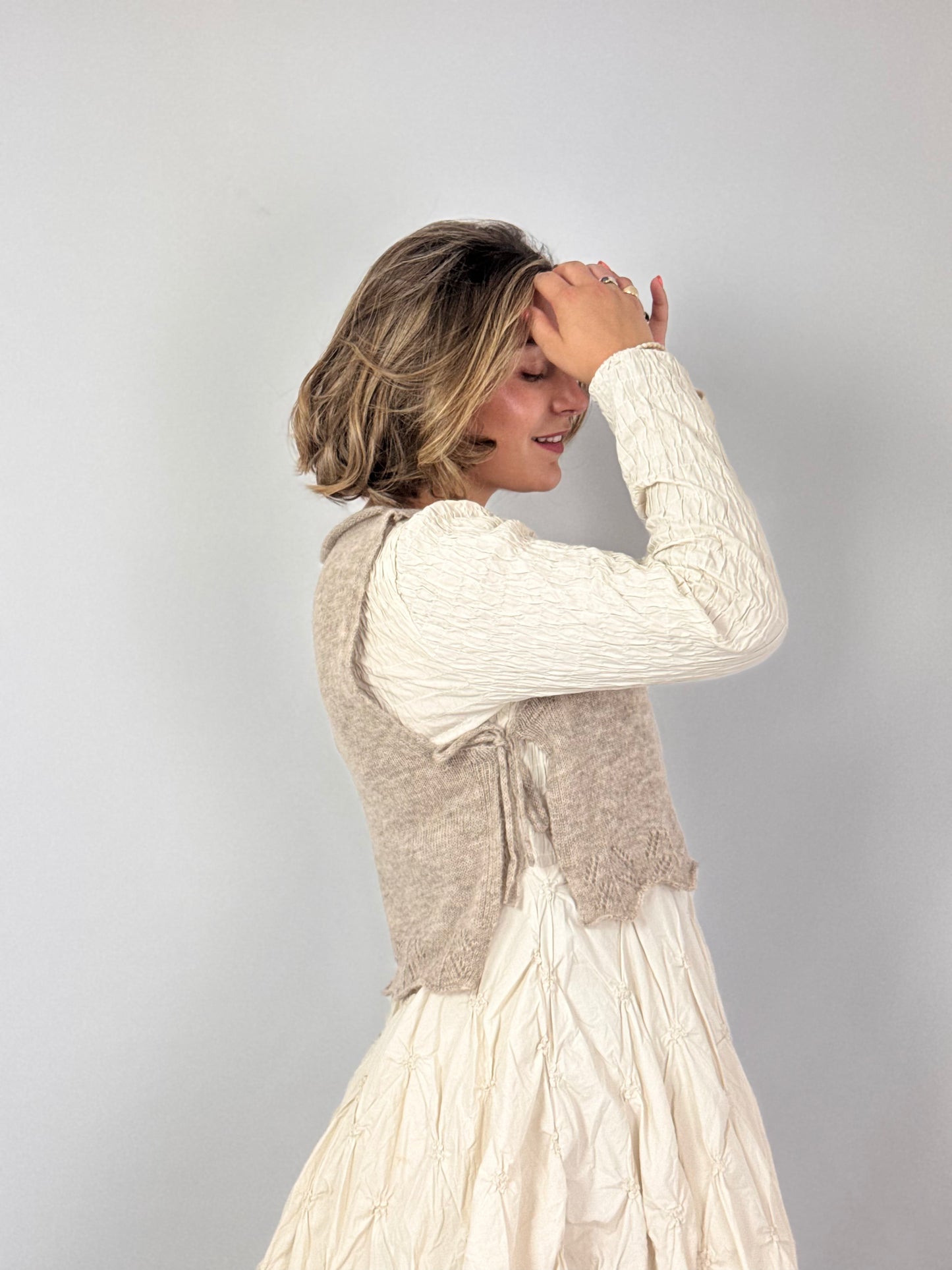 Ewa i Walla Mirjam Tabard Jumper Sand