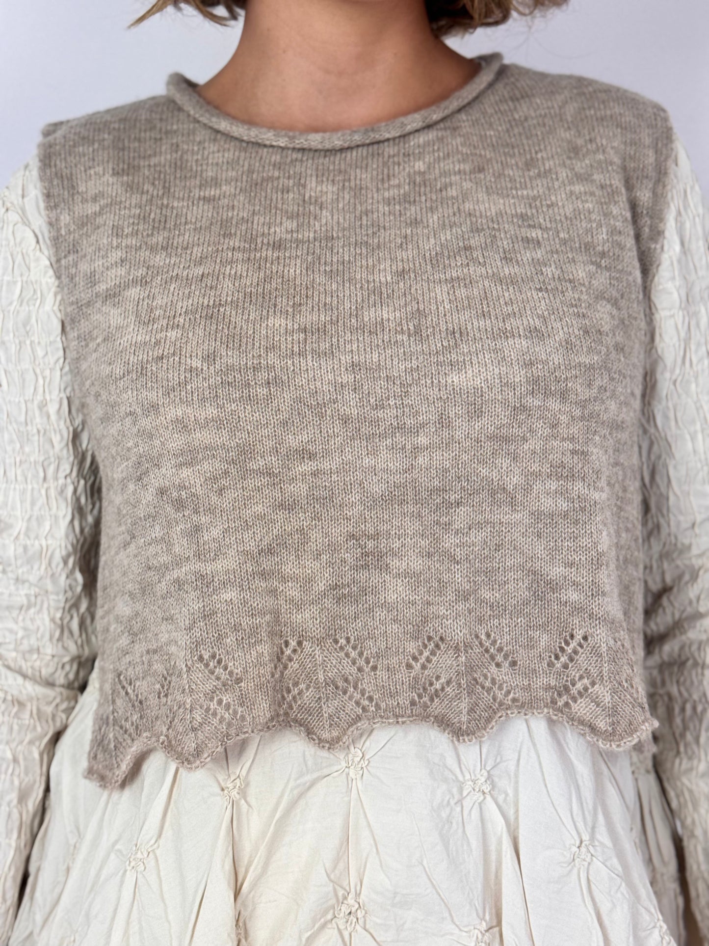 Ewa i Walla Mirjam Tabard Jumper Sand