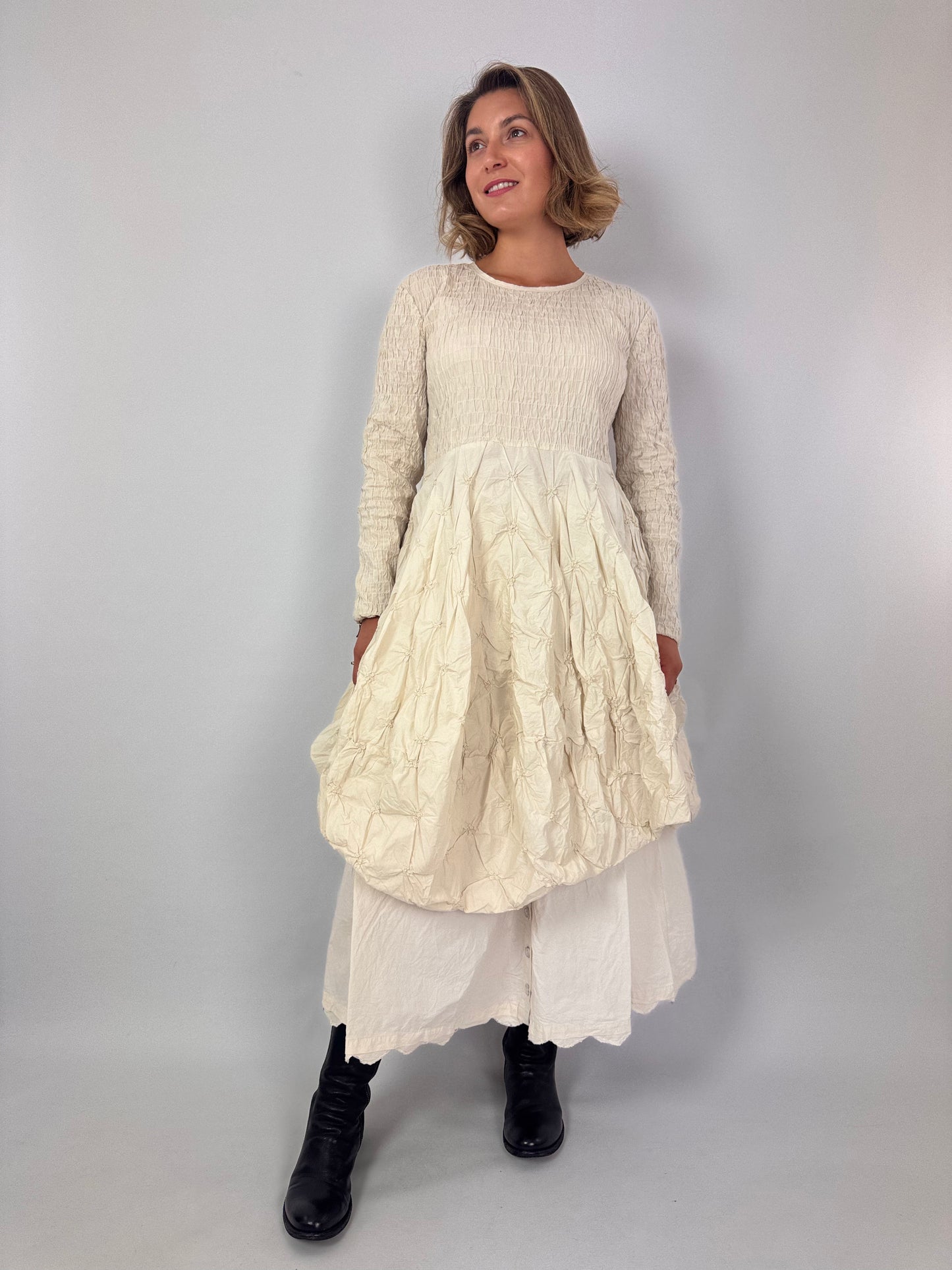 Ewa i Walla Claire Dress Bone