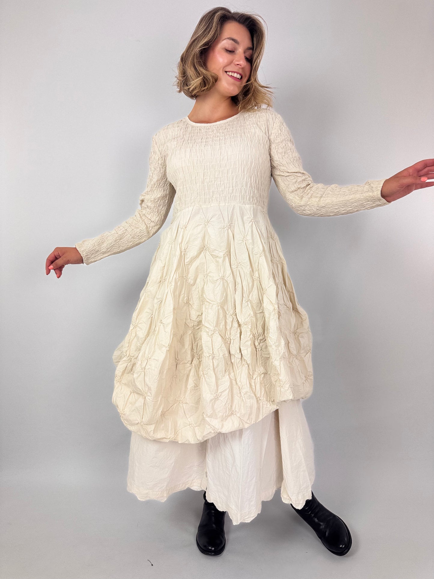 Ewa i Walla Claire Dress Bone