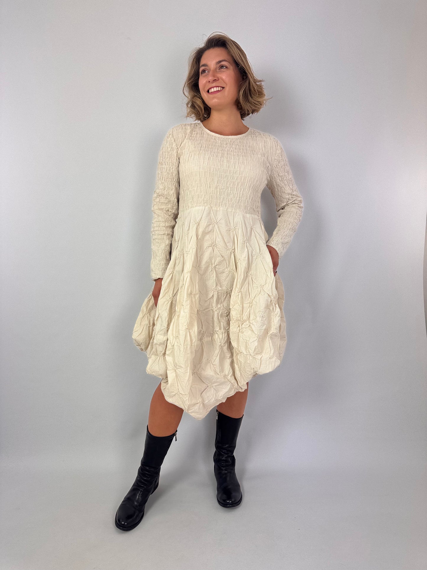 Ewa i Walla Claire Dress Bone