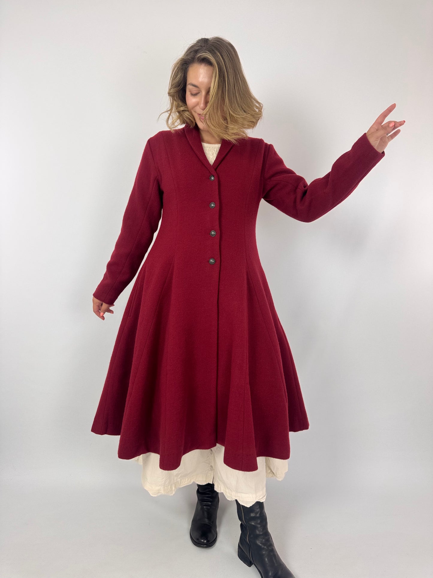 Ewa i Walla Majros Coat Red