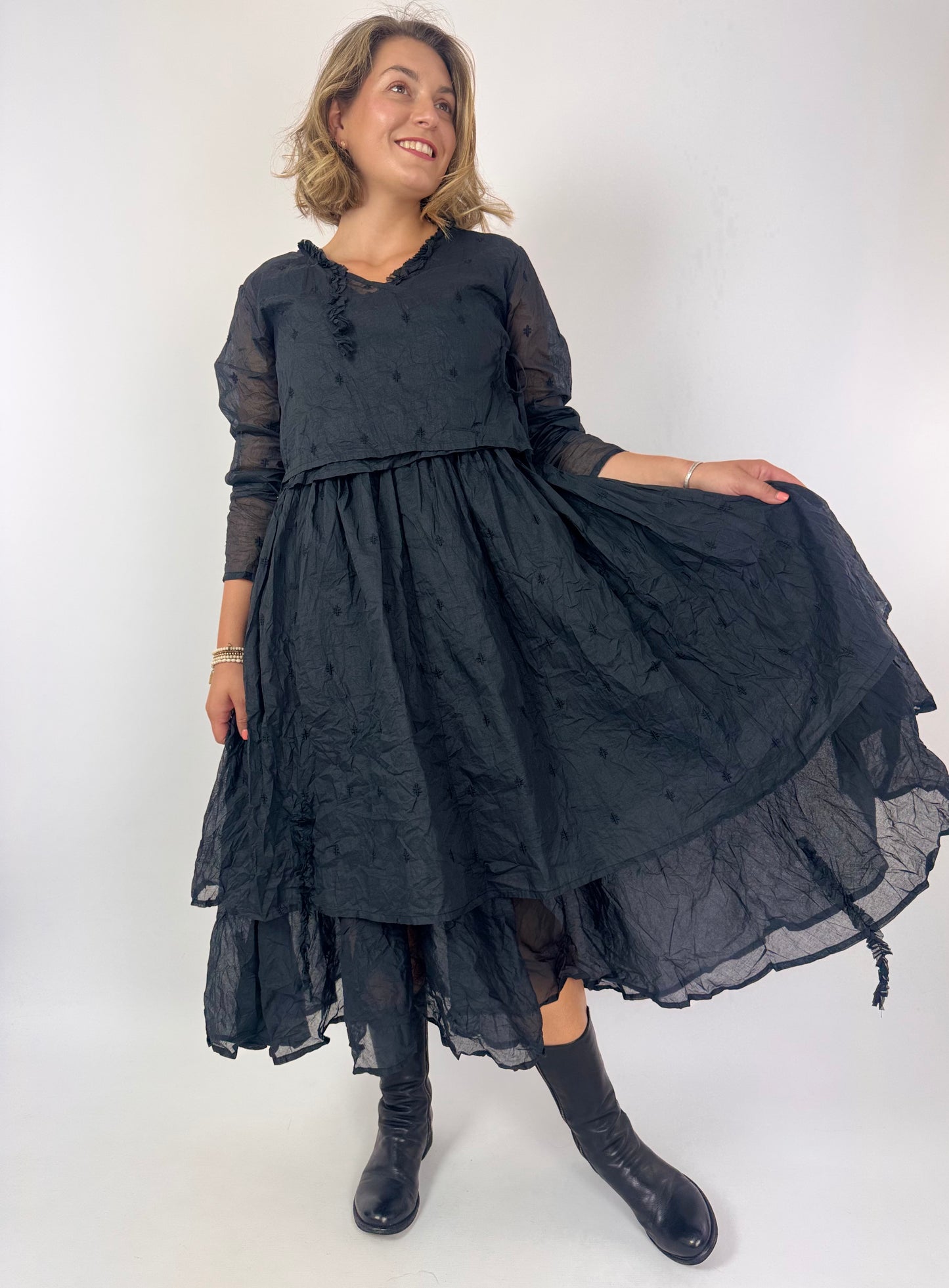 Ewa i Walla Carola Dress Black