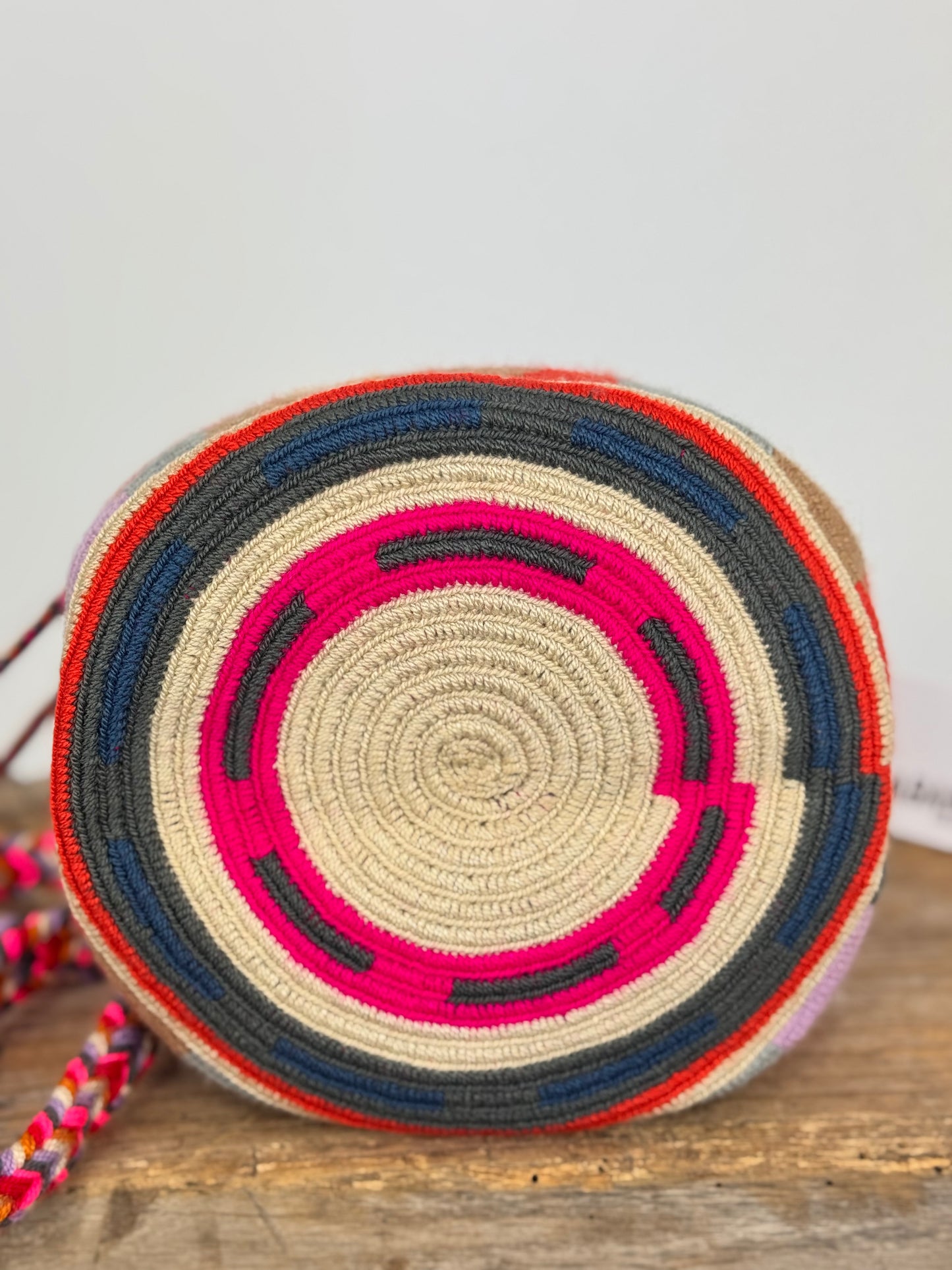 Guanabana Crossbody Bag Pink/Multi + Strap