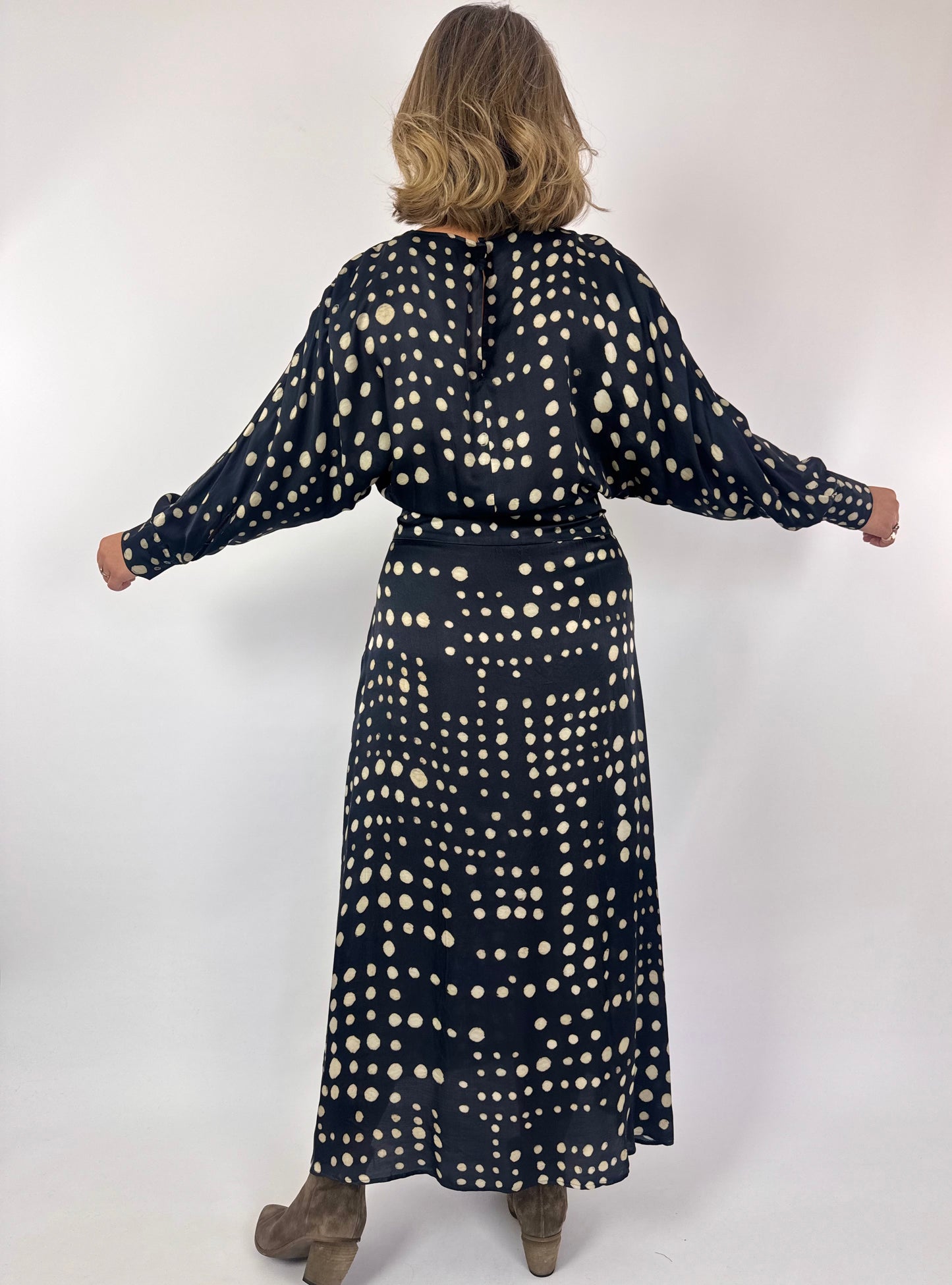 Diega Remina 27 Dress Choco/Ecru