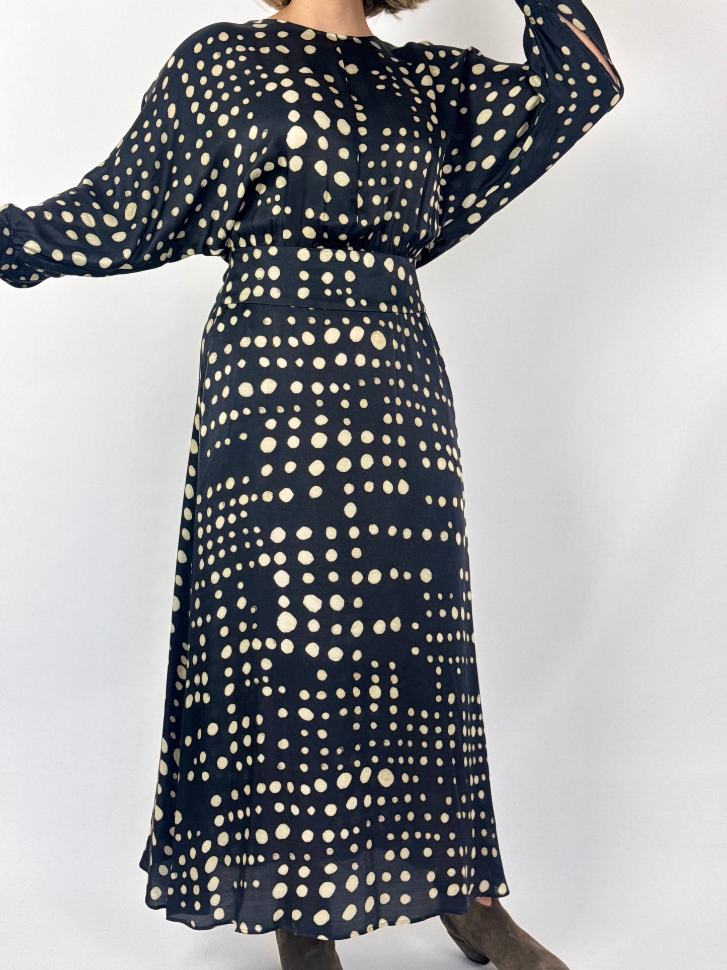 Diega Remina 27 Dress Choco/Ecru