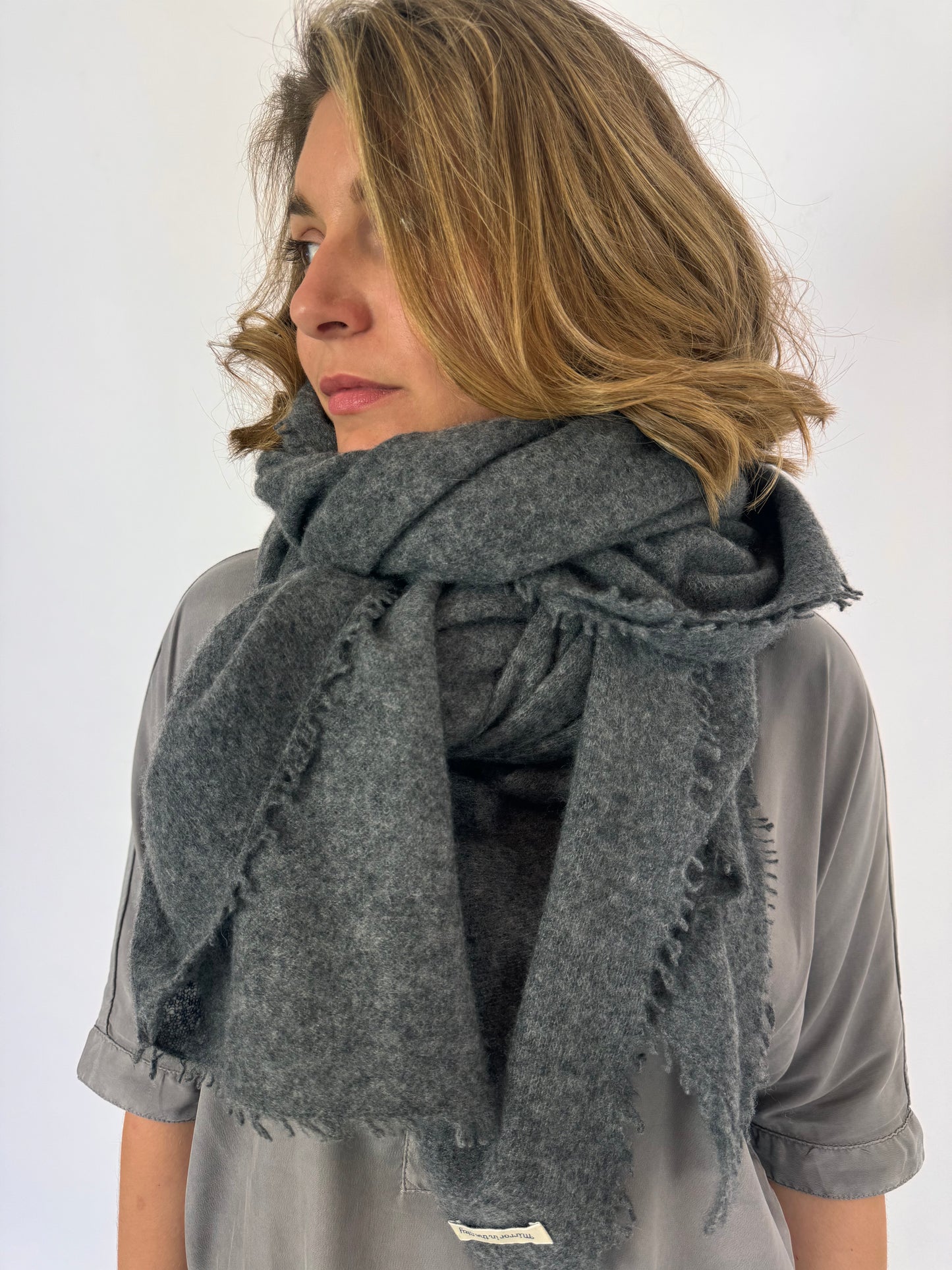 Mirror In The Sky A300 Open Knit Shawl