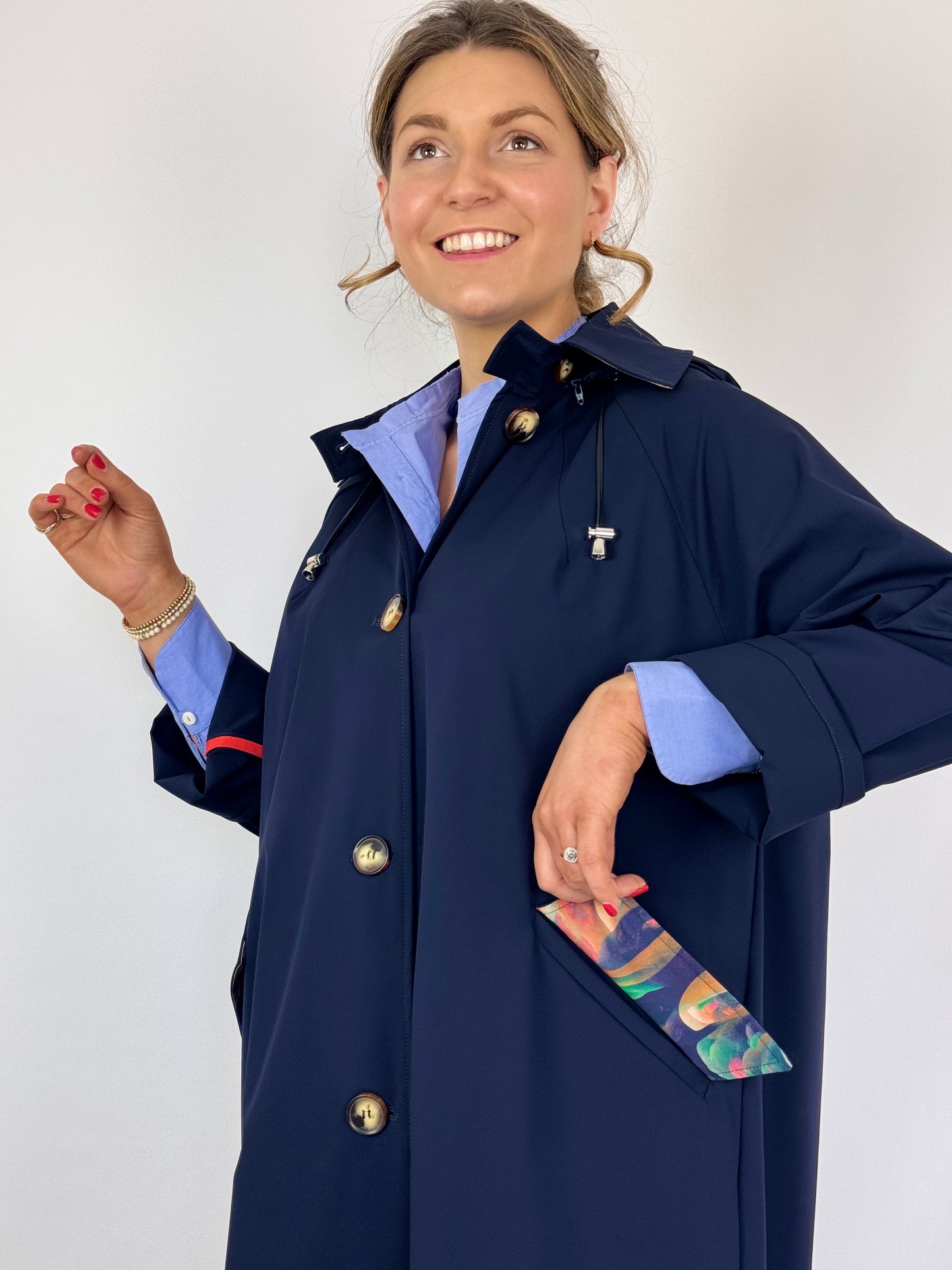 Prêt Pour Partir Vivien Coat Navy