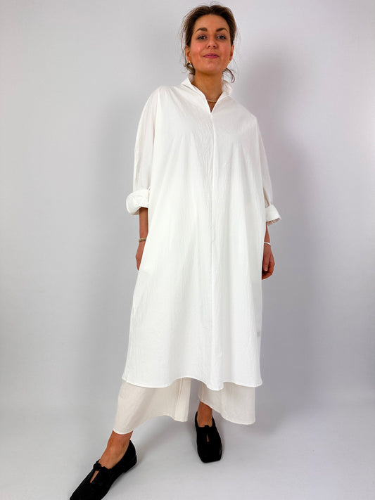 Album Wrinkled Kimono Dress Off-White