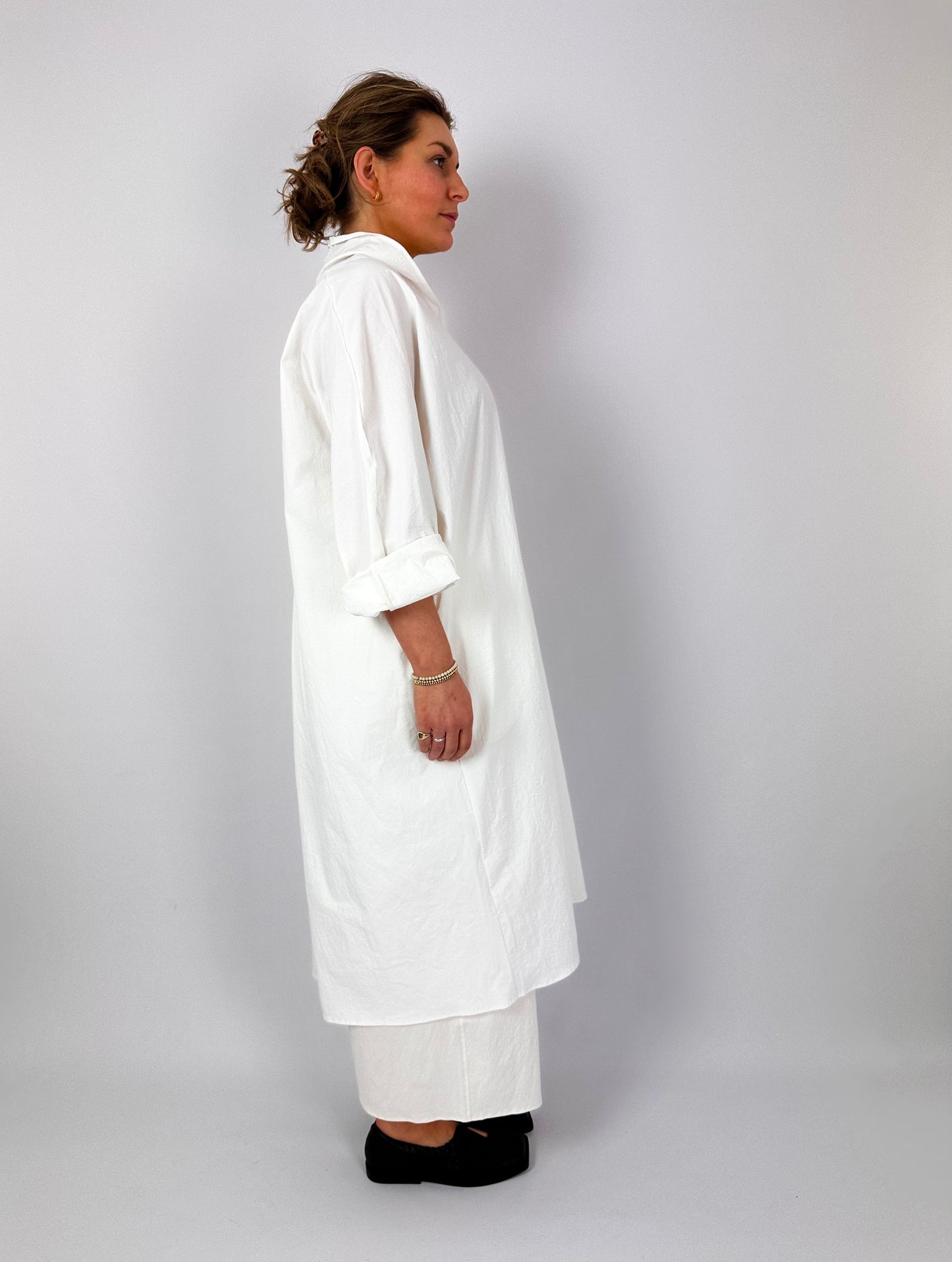 Album Wrinkled Kimono Dress Off-White
