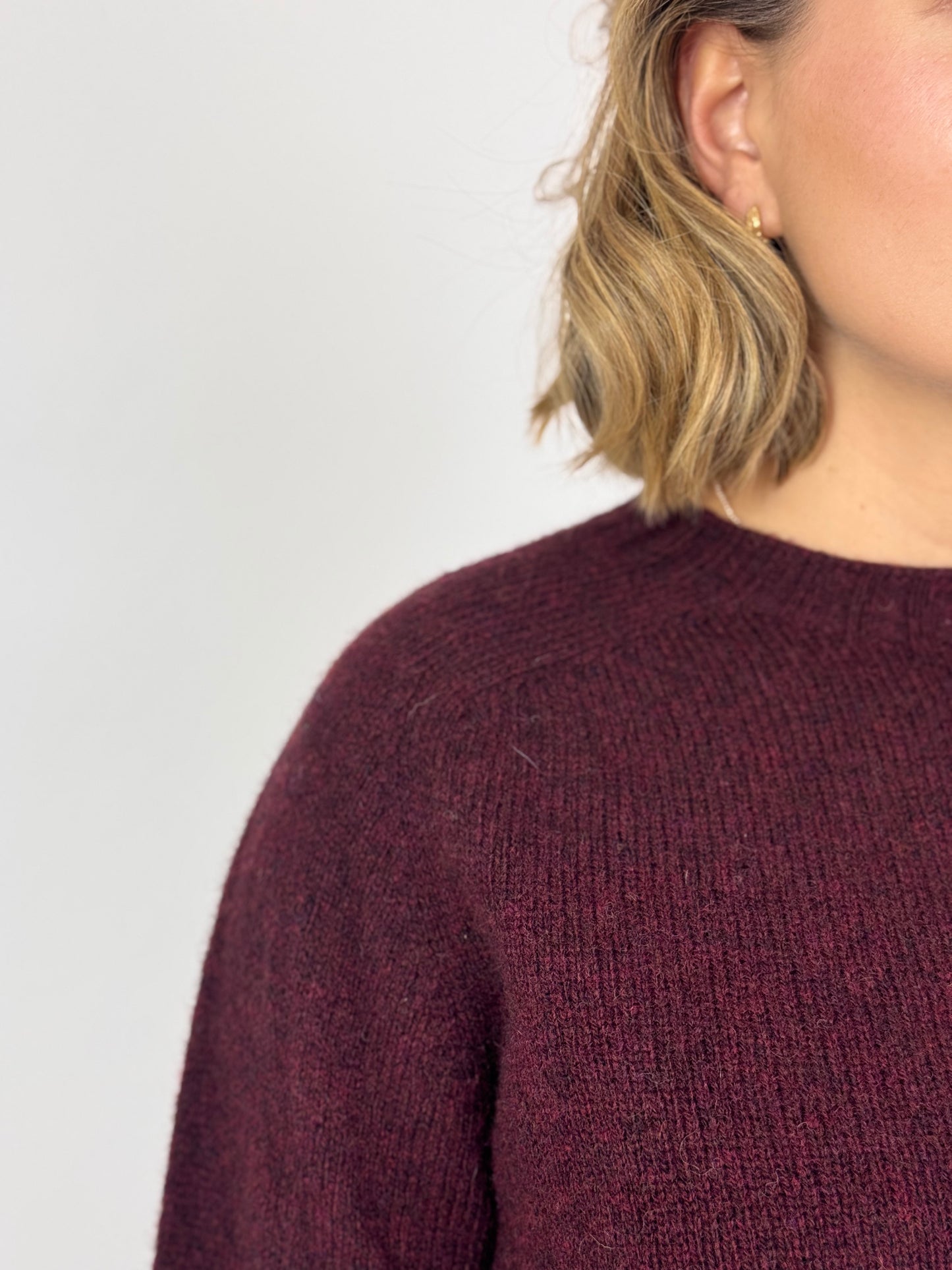 Cordelia James Hattie Jumper Beetroot